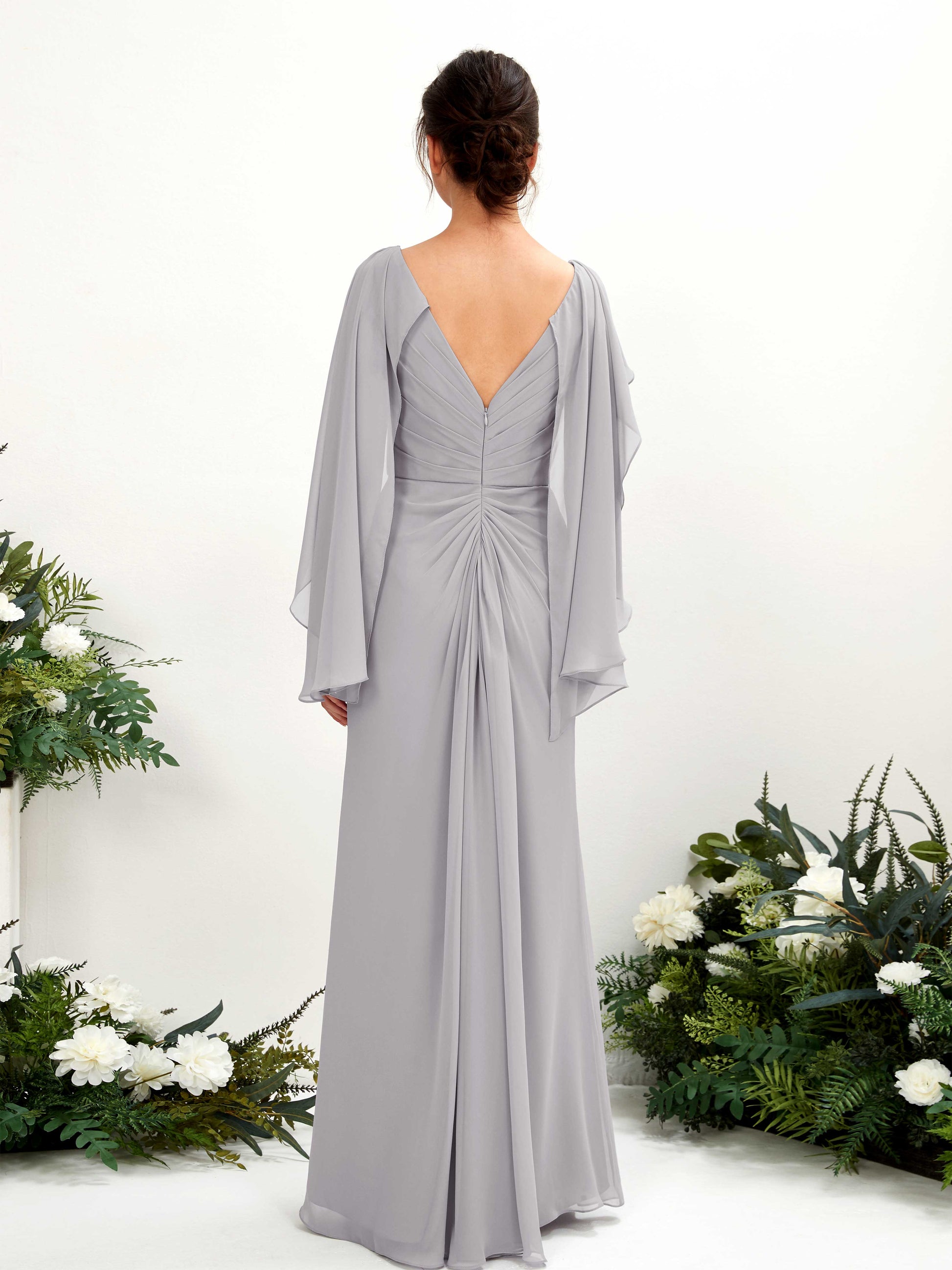 Alain Dove Long Sleeve Maxi Dress