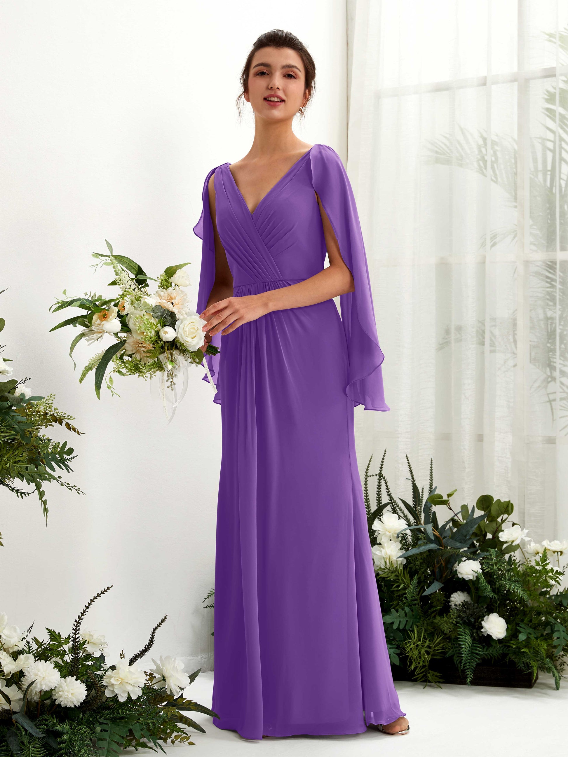 Alain Regency Long Sleeve Maxi Dress