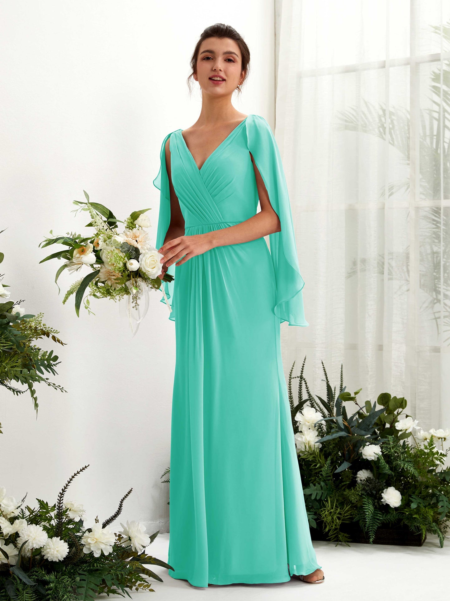 Alain Tiffany Long Sleeve Maxi Dress