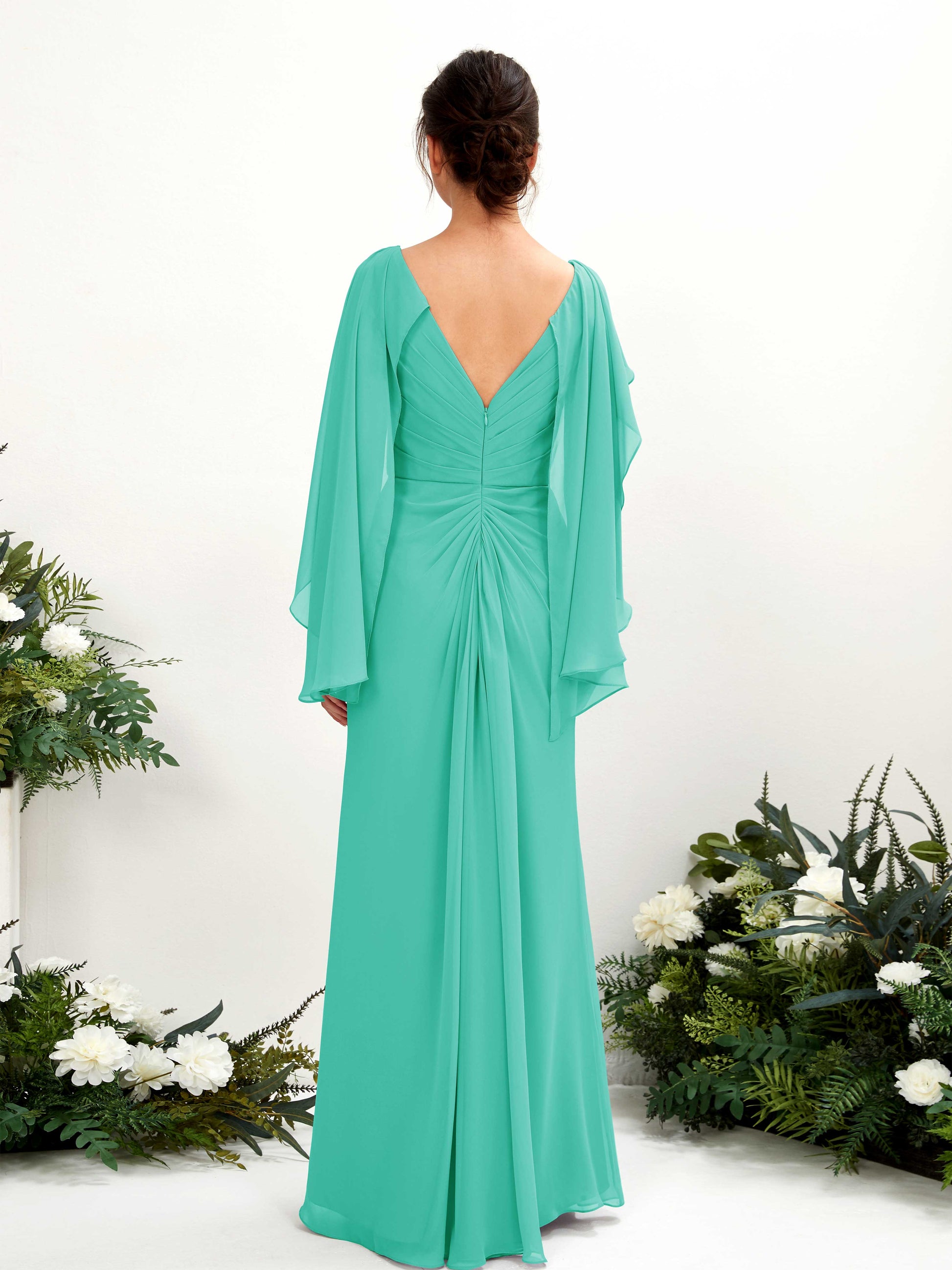 Alain Tiffany Long Sleeve Maxi Dress