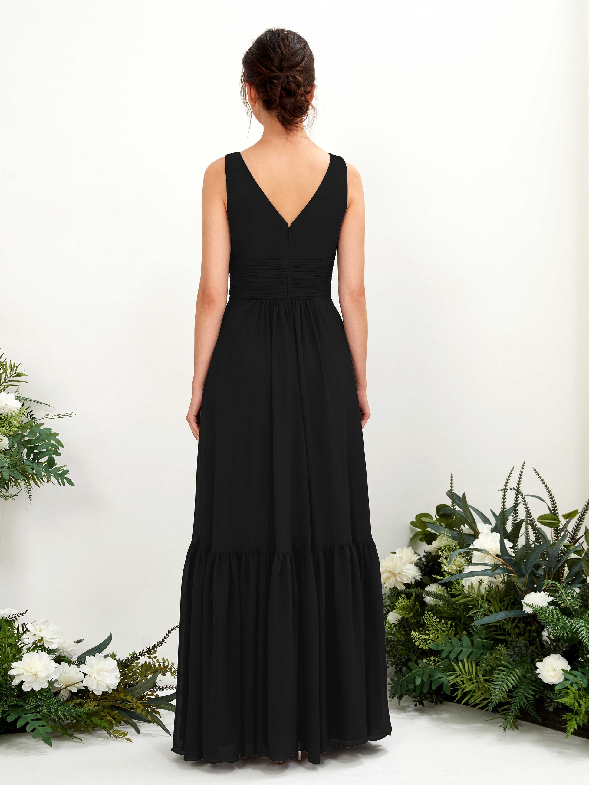 Alissa Black Sleeveless Maxi Dress