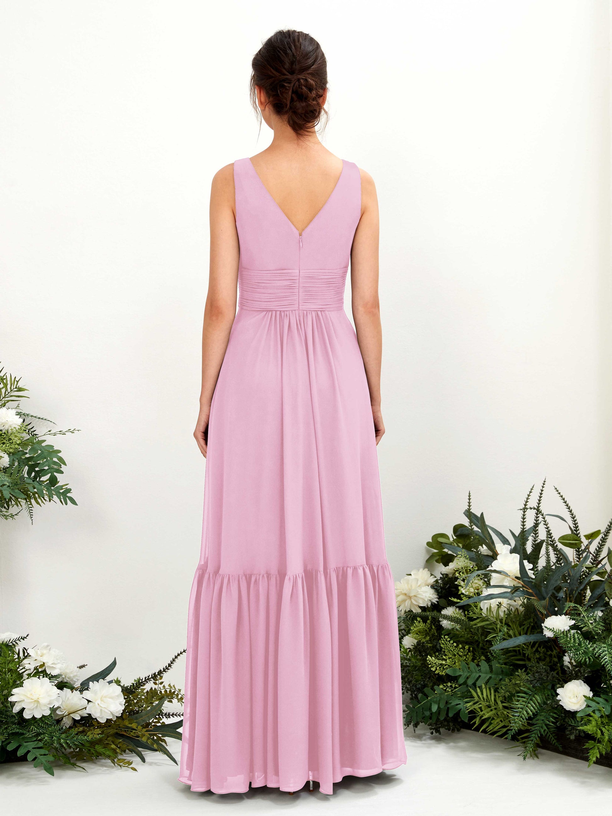 Alissa Candy Pink Sleeveless Maxi Dress