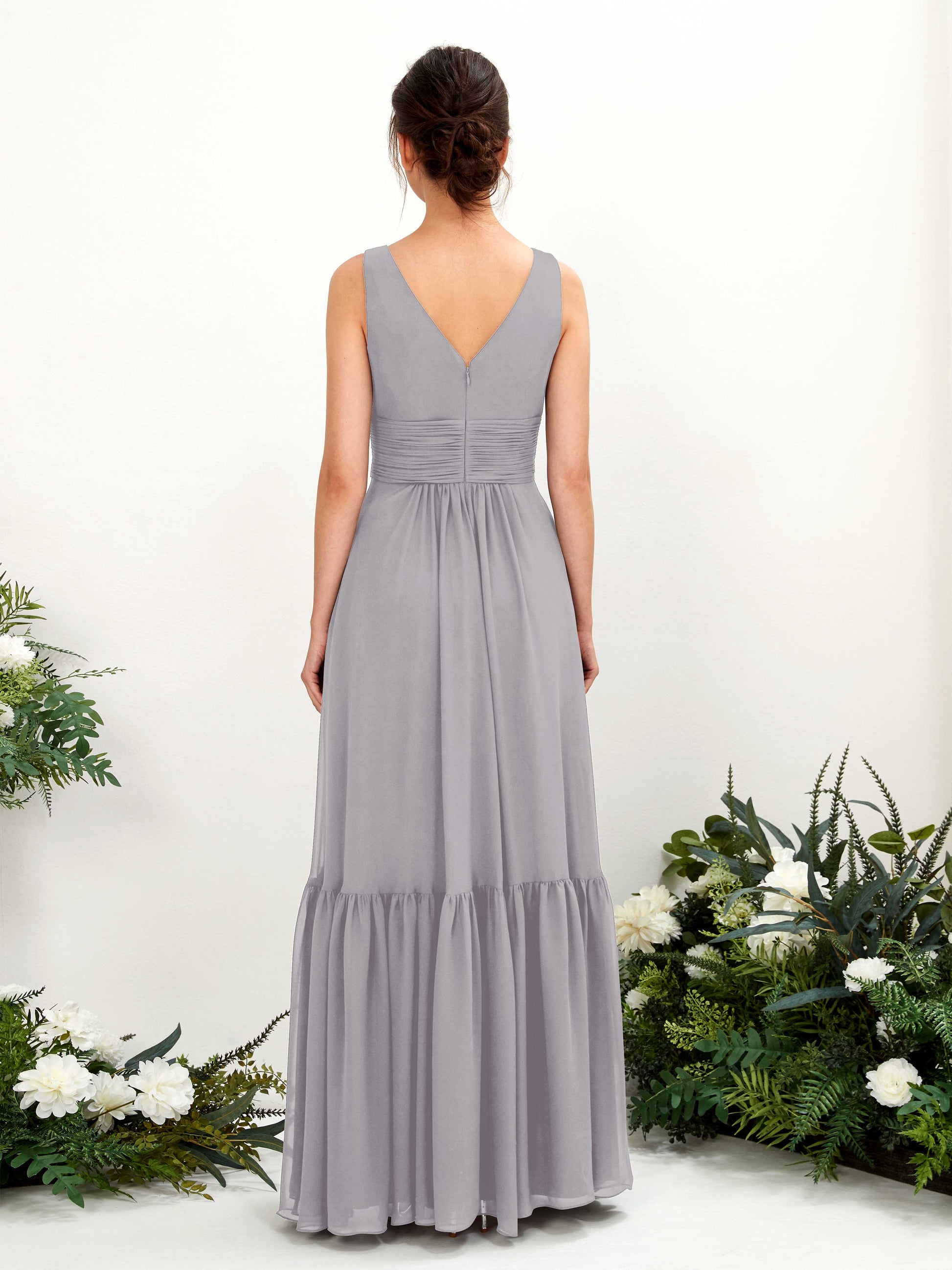 Alissa Dove Sleeveless Maxi Dress