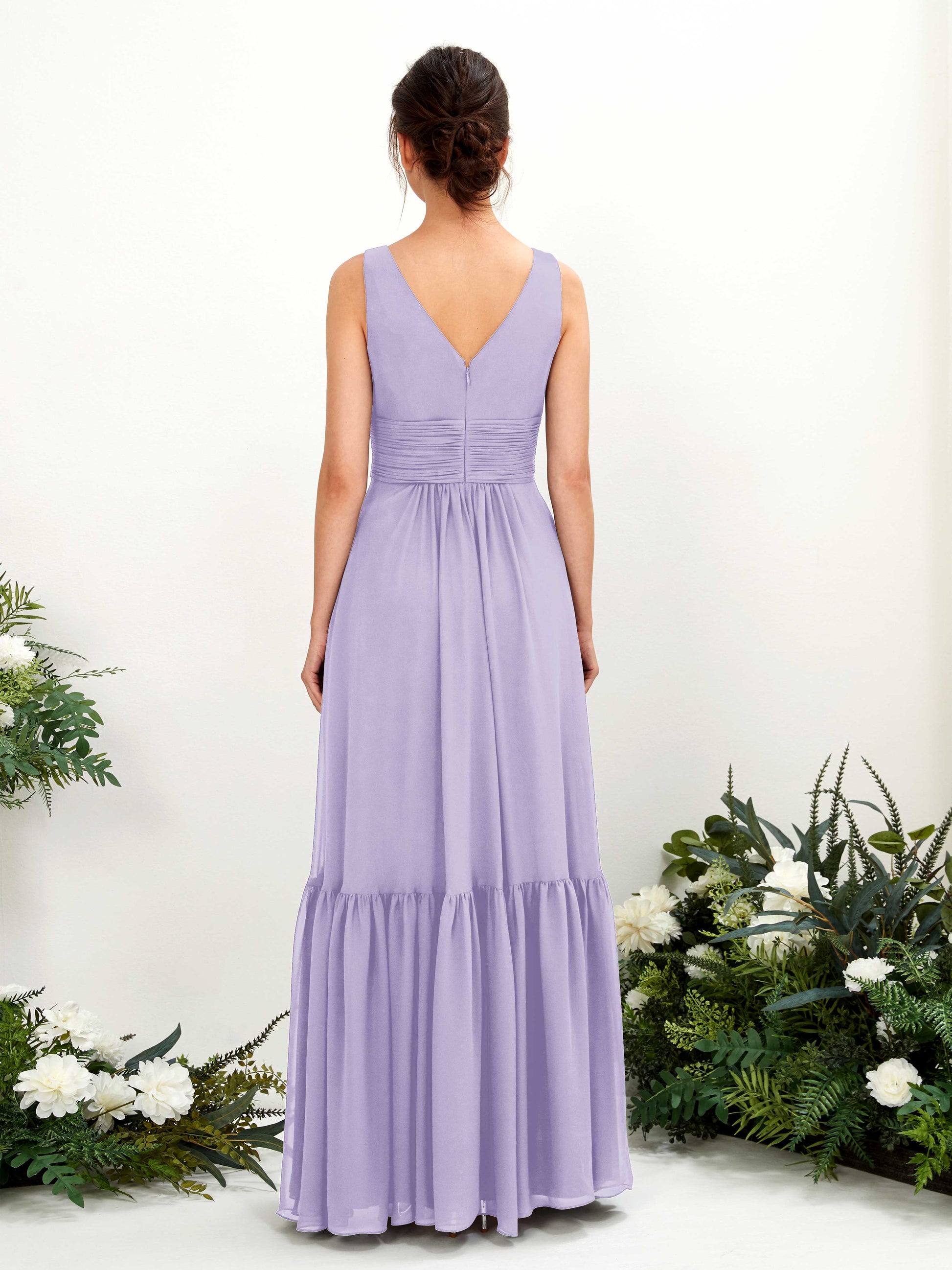 Alissa Lilac Sleeveless Maxi Dress