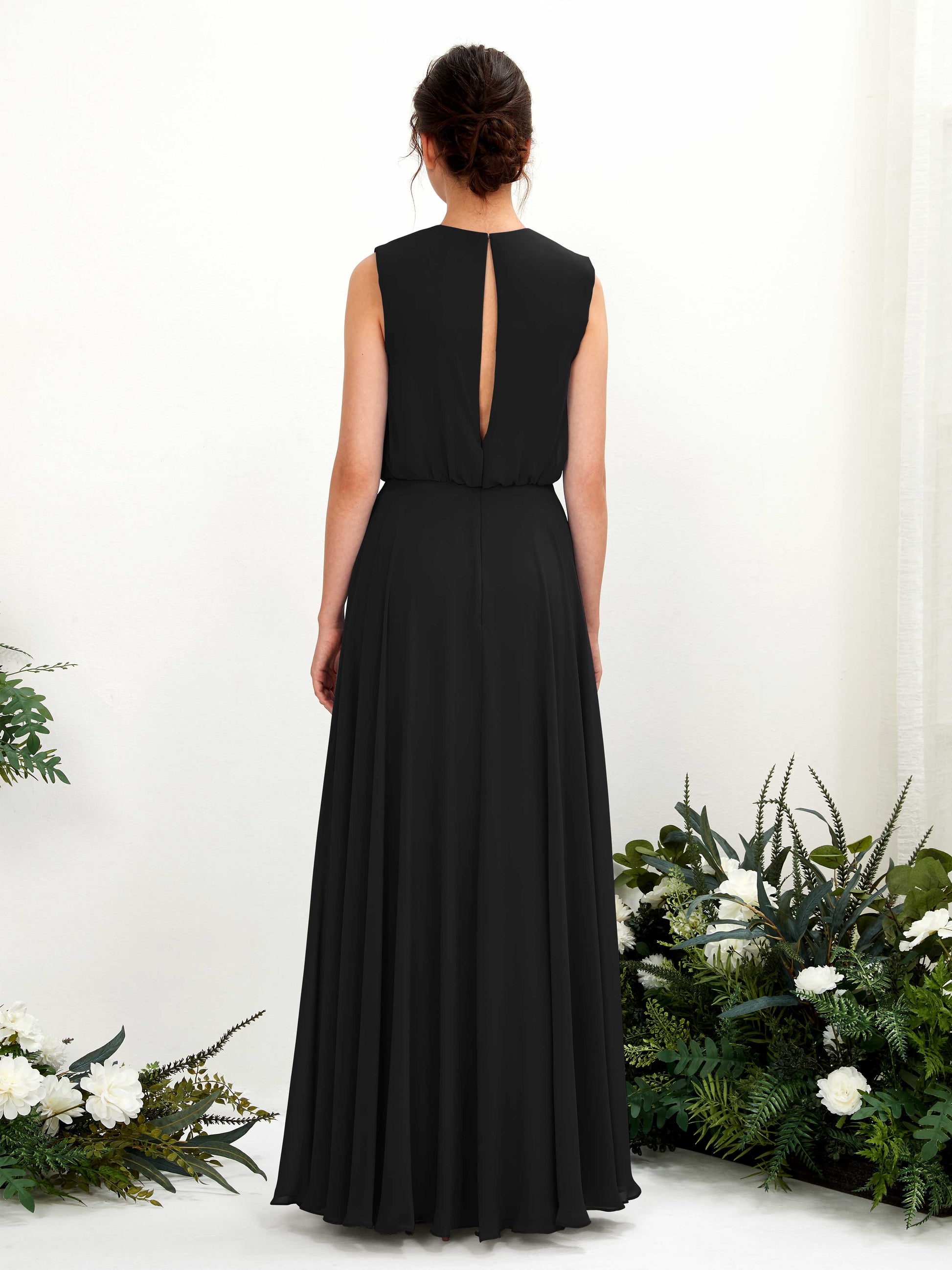 Alma Black Sleeveless Maxi Dress