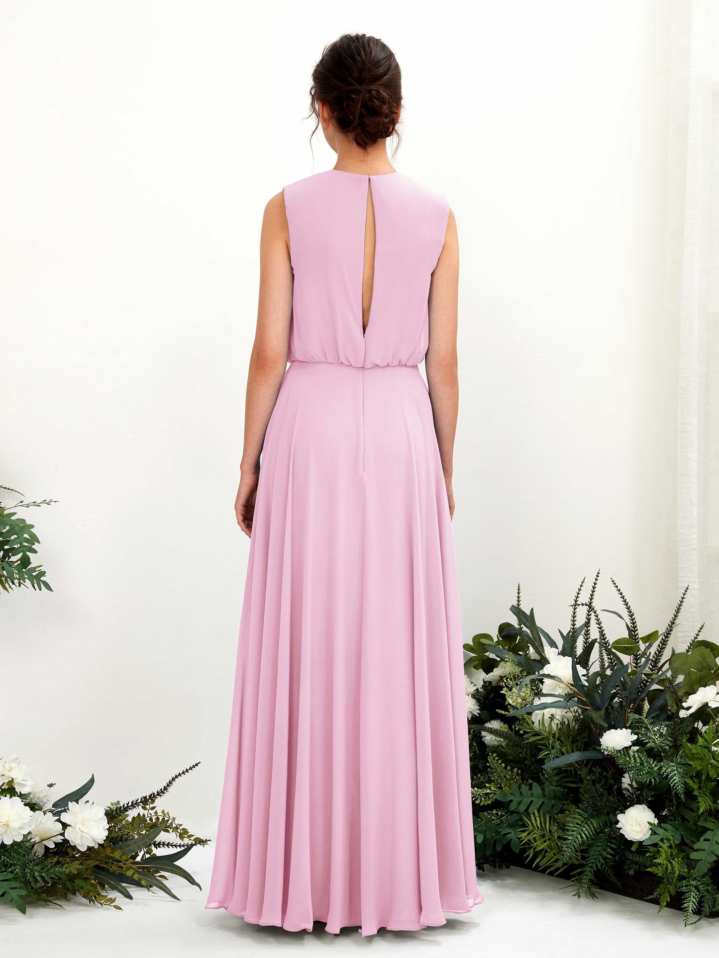 Alma Candy Pink Sleeveless Maxi Dress