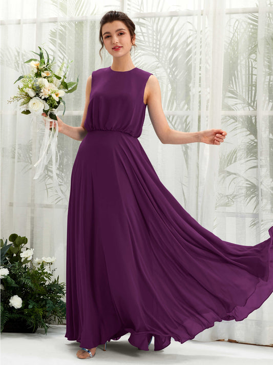 Alma Grape Sleeveless Maxi Dress