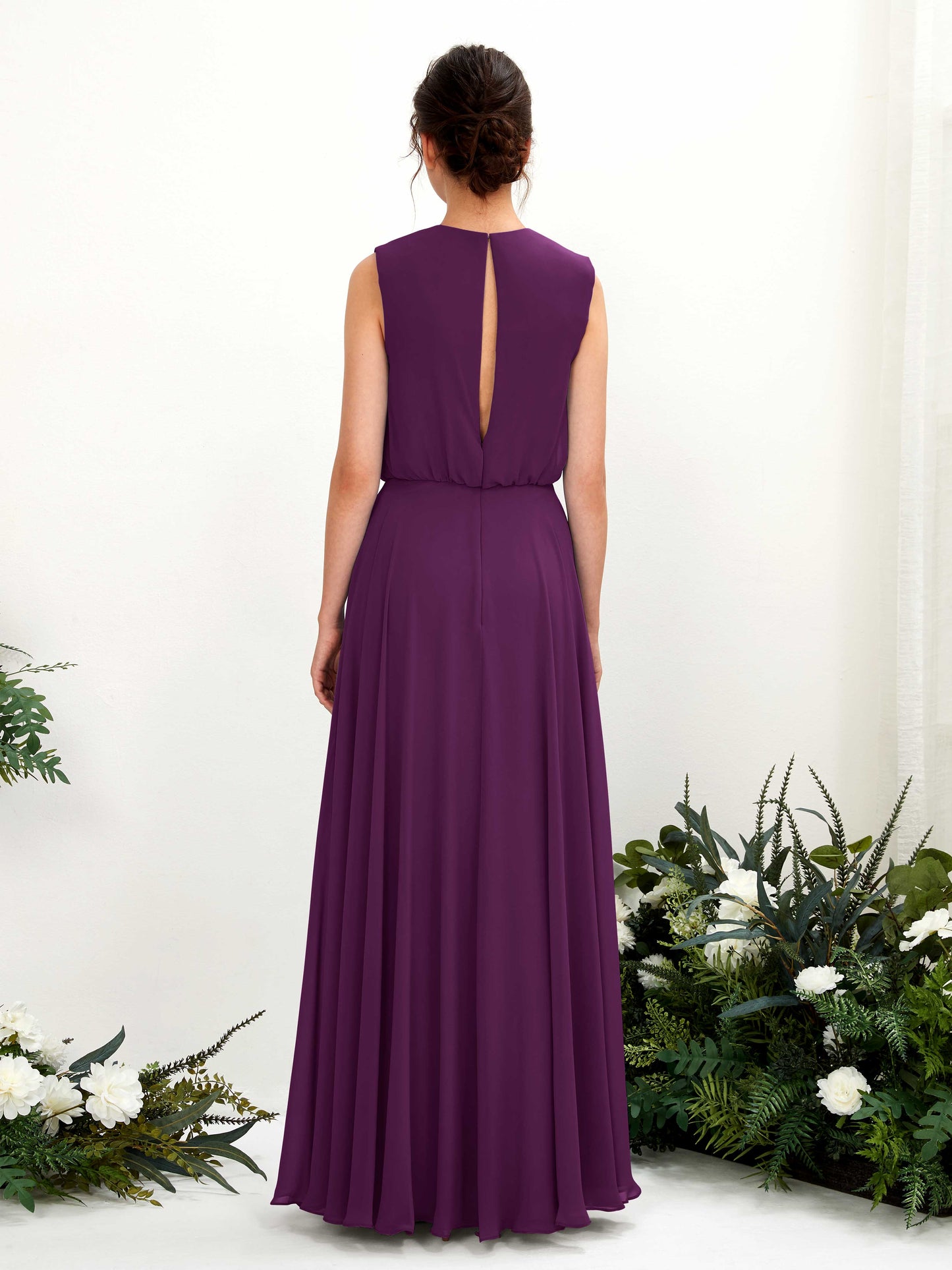 Alma Grape Sleeveless Maxi Dress