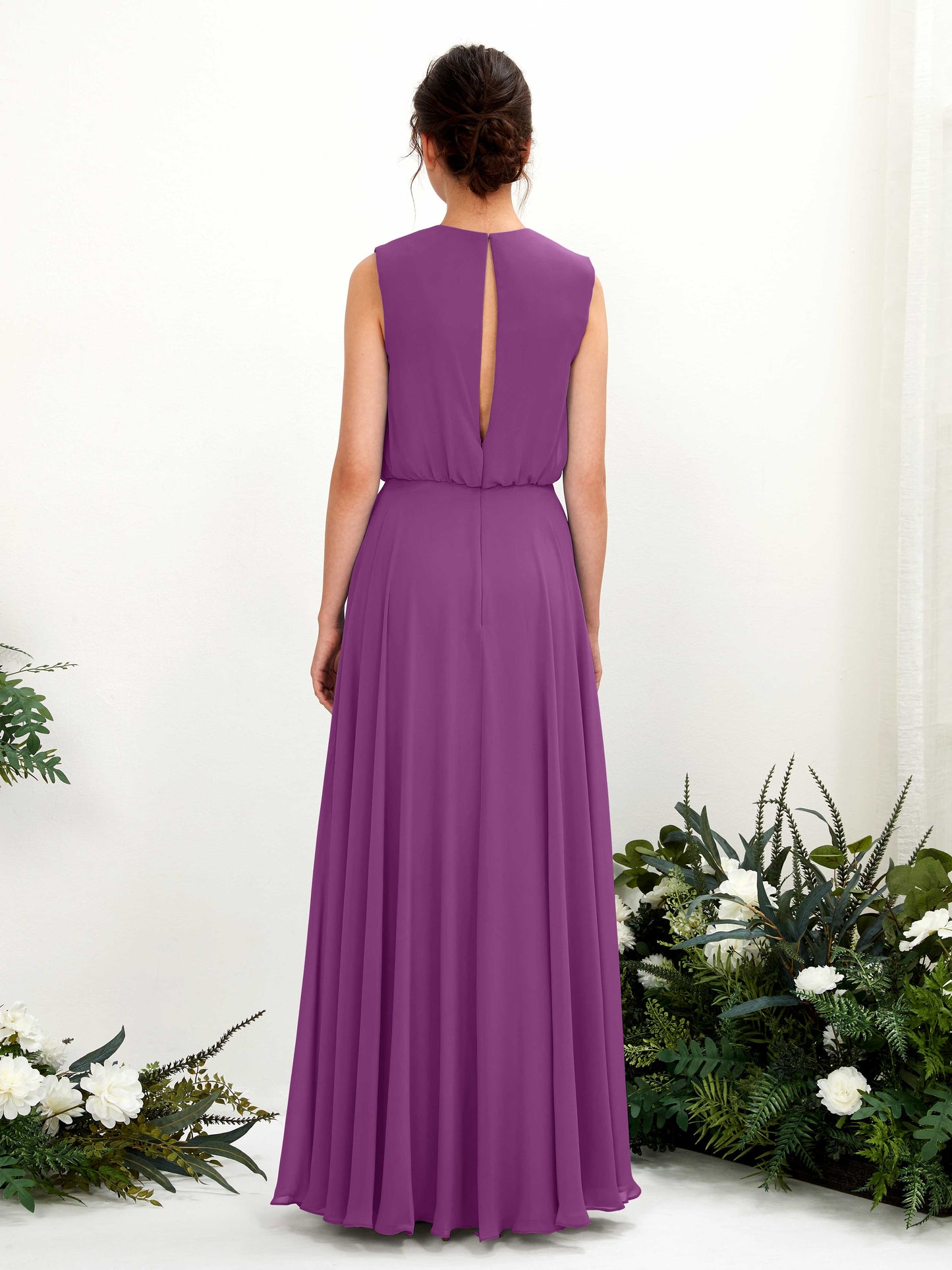 Alma Purple Sleeveless Maxi Dress