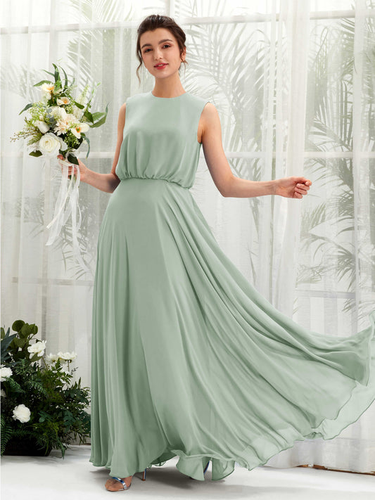 Alma Sage Green Sleeveless Maxi Dress