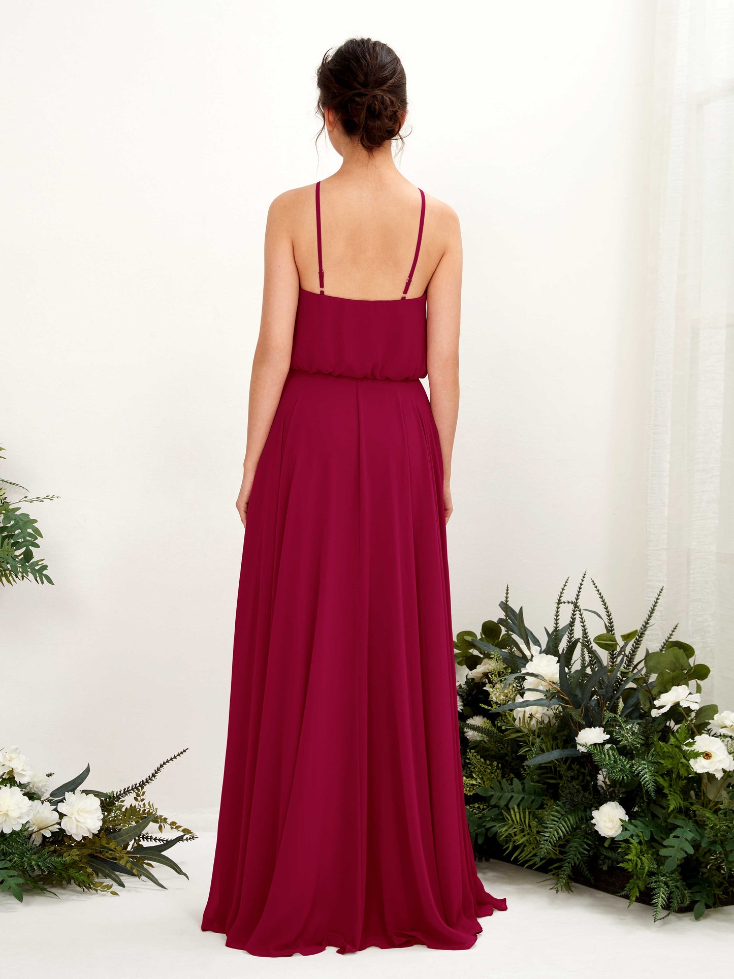 Alva Jester Red Halter Maxi Dress