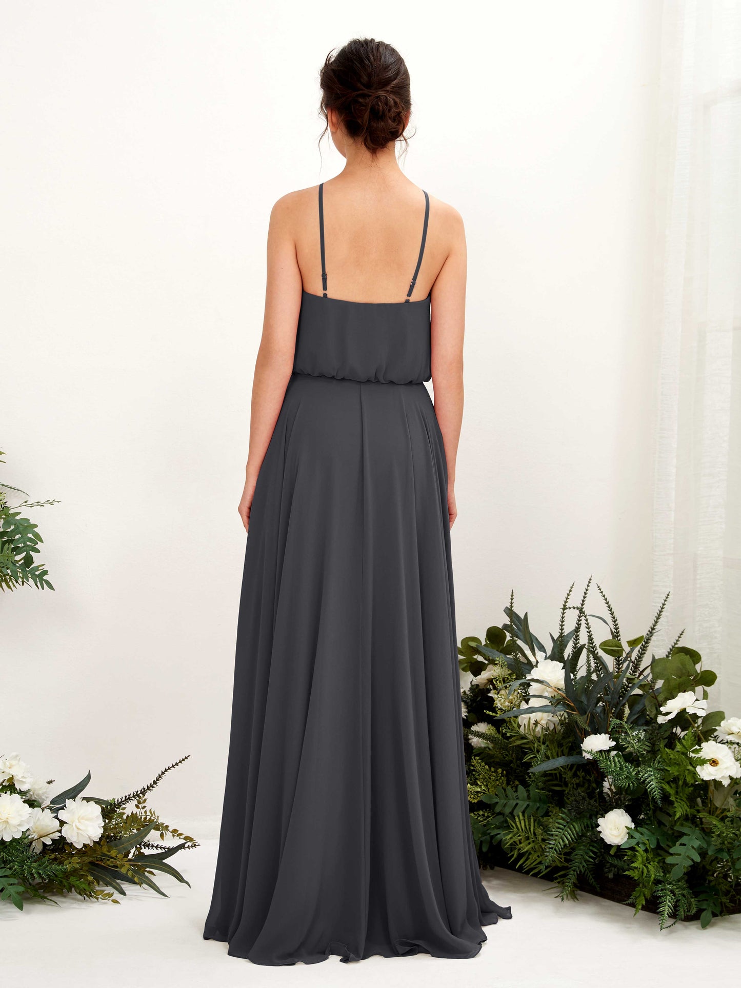 Alva Pewter Halter Maxi Dress