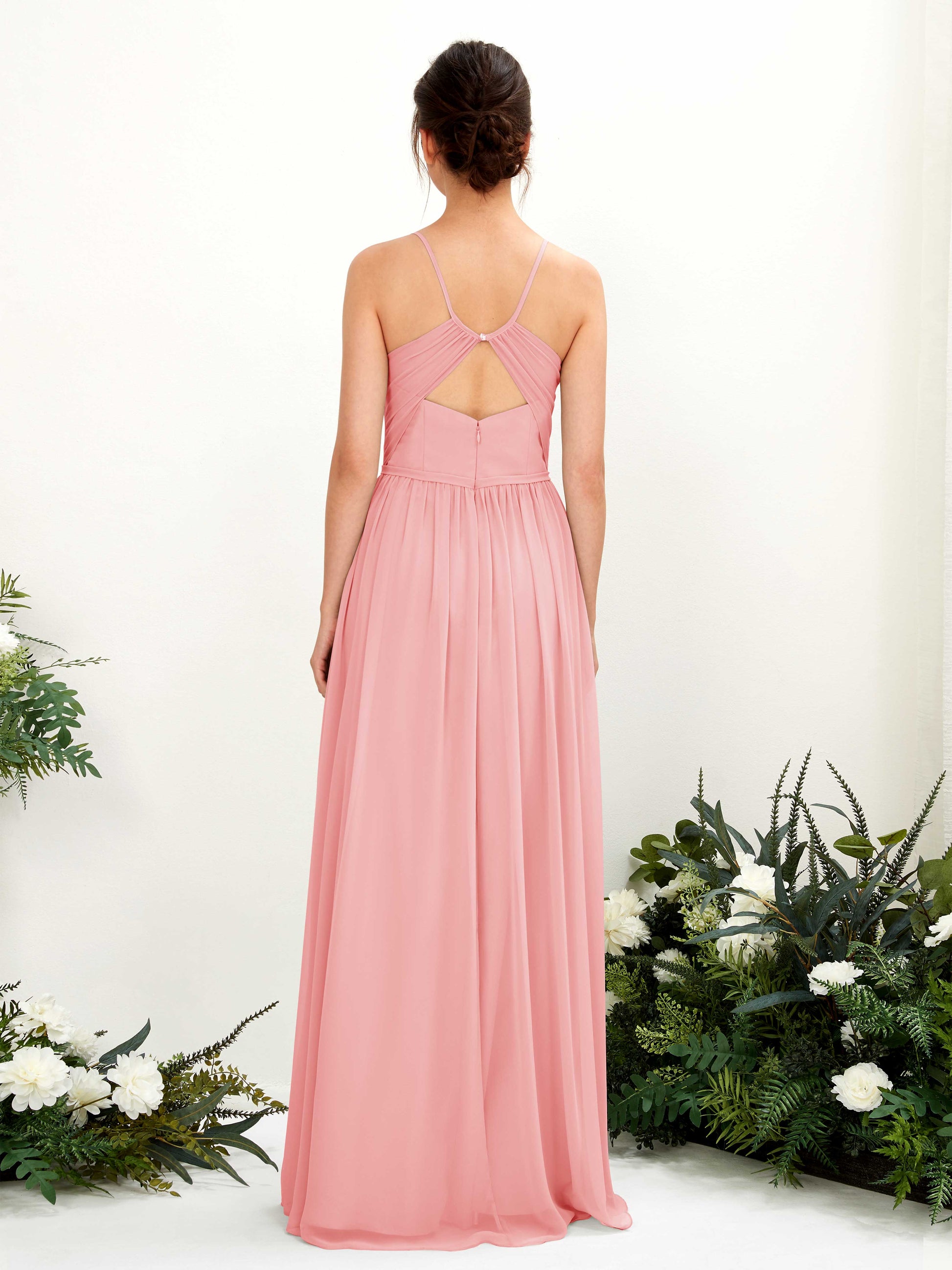 Angela Ballet Pink Sleeveless Maxi Dress