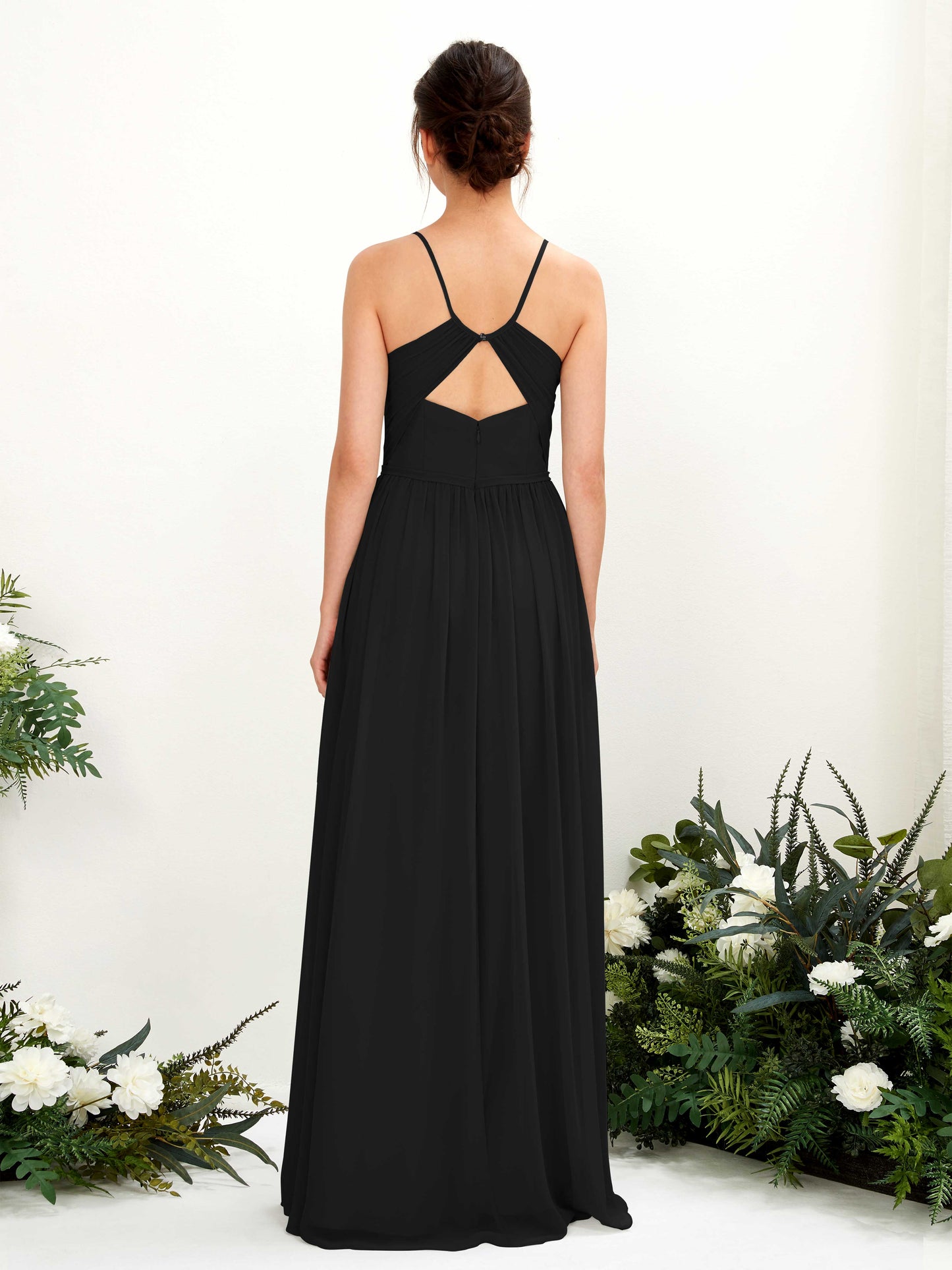 Angela Black Sleeveless Maxi Dress