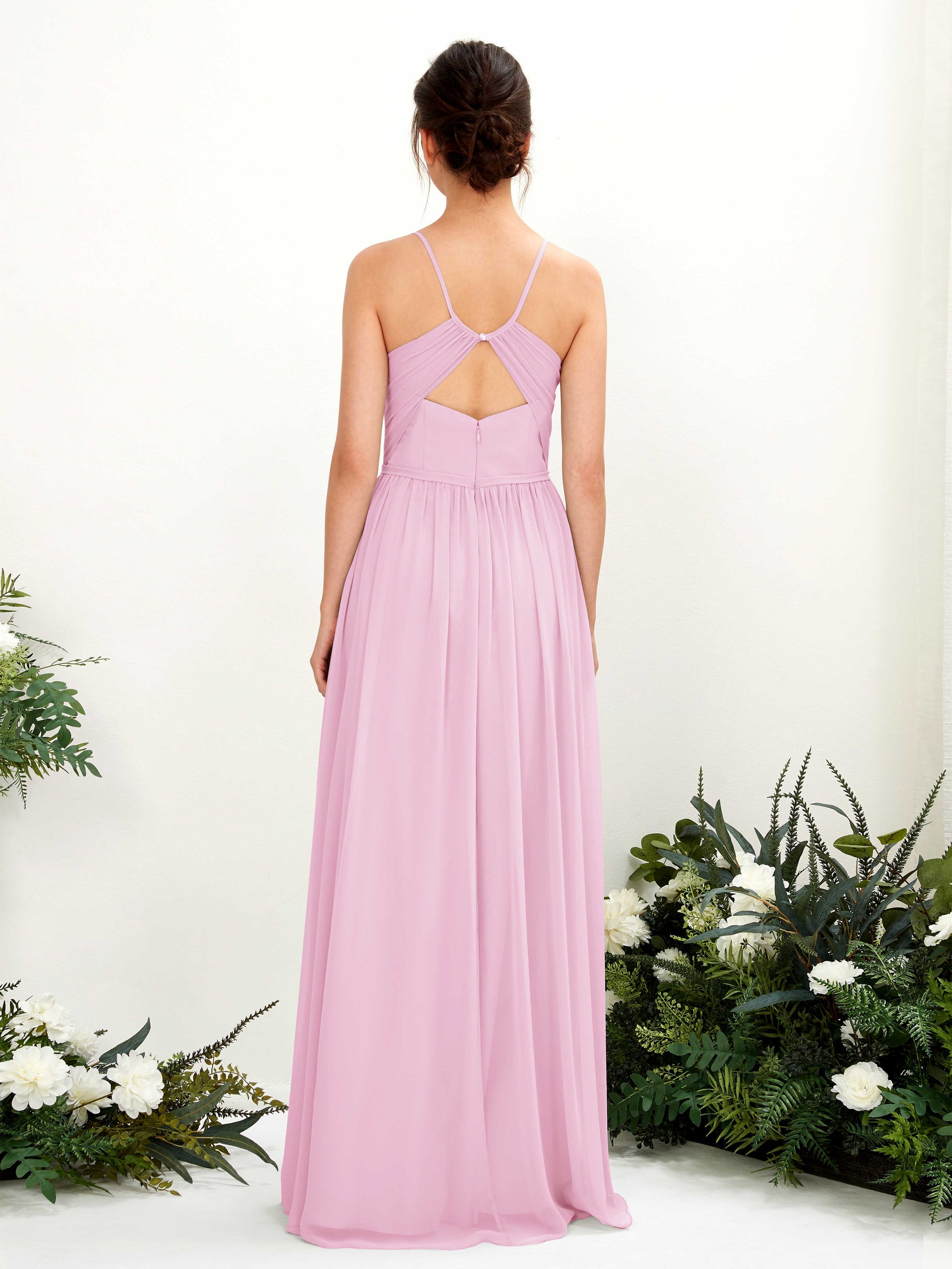 Angela Candy Pink Sleeveless Maxi Dress