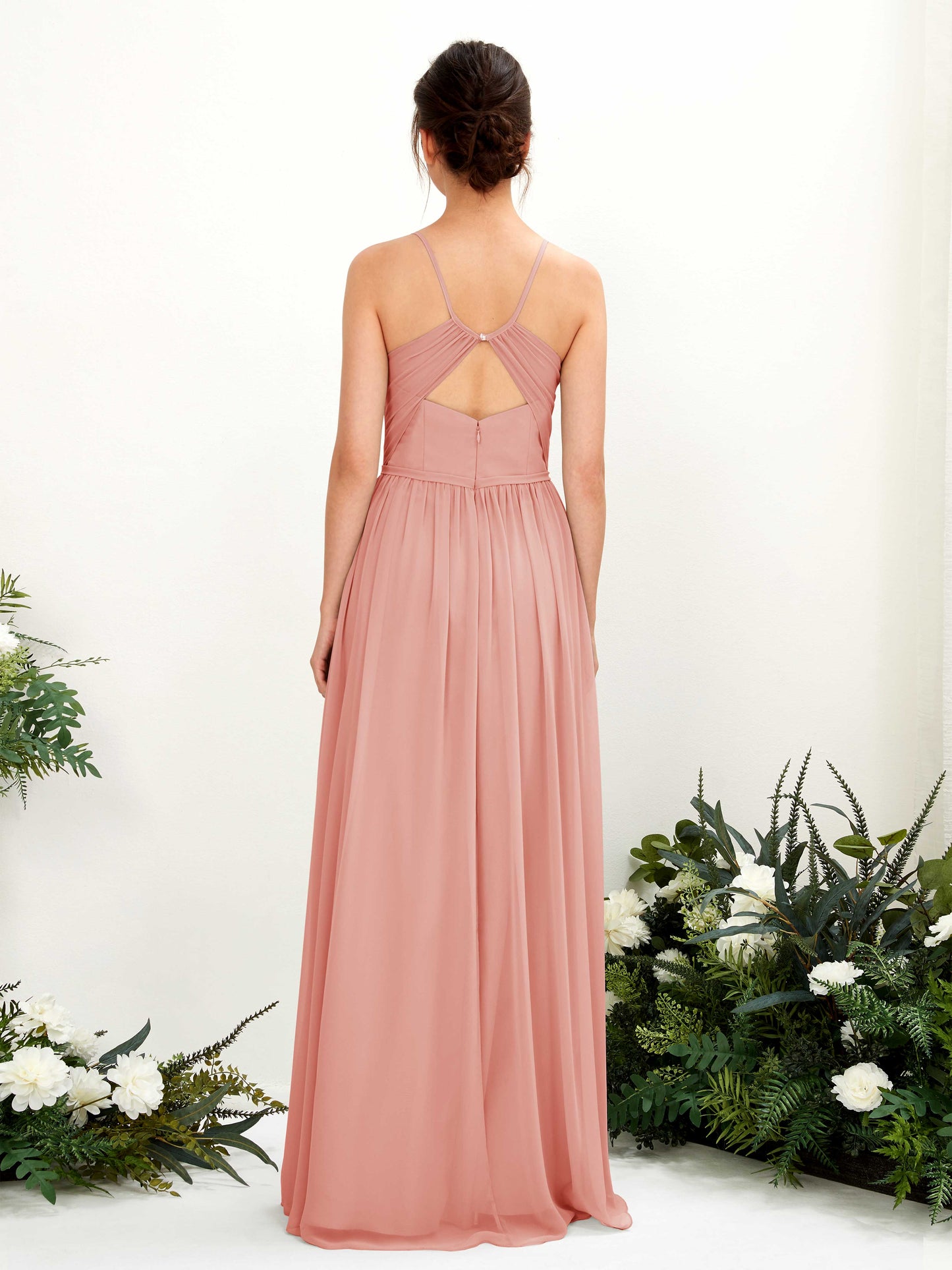 Angela Champagne Rose Sleeveless Maxi Dress