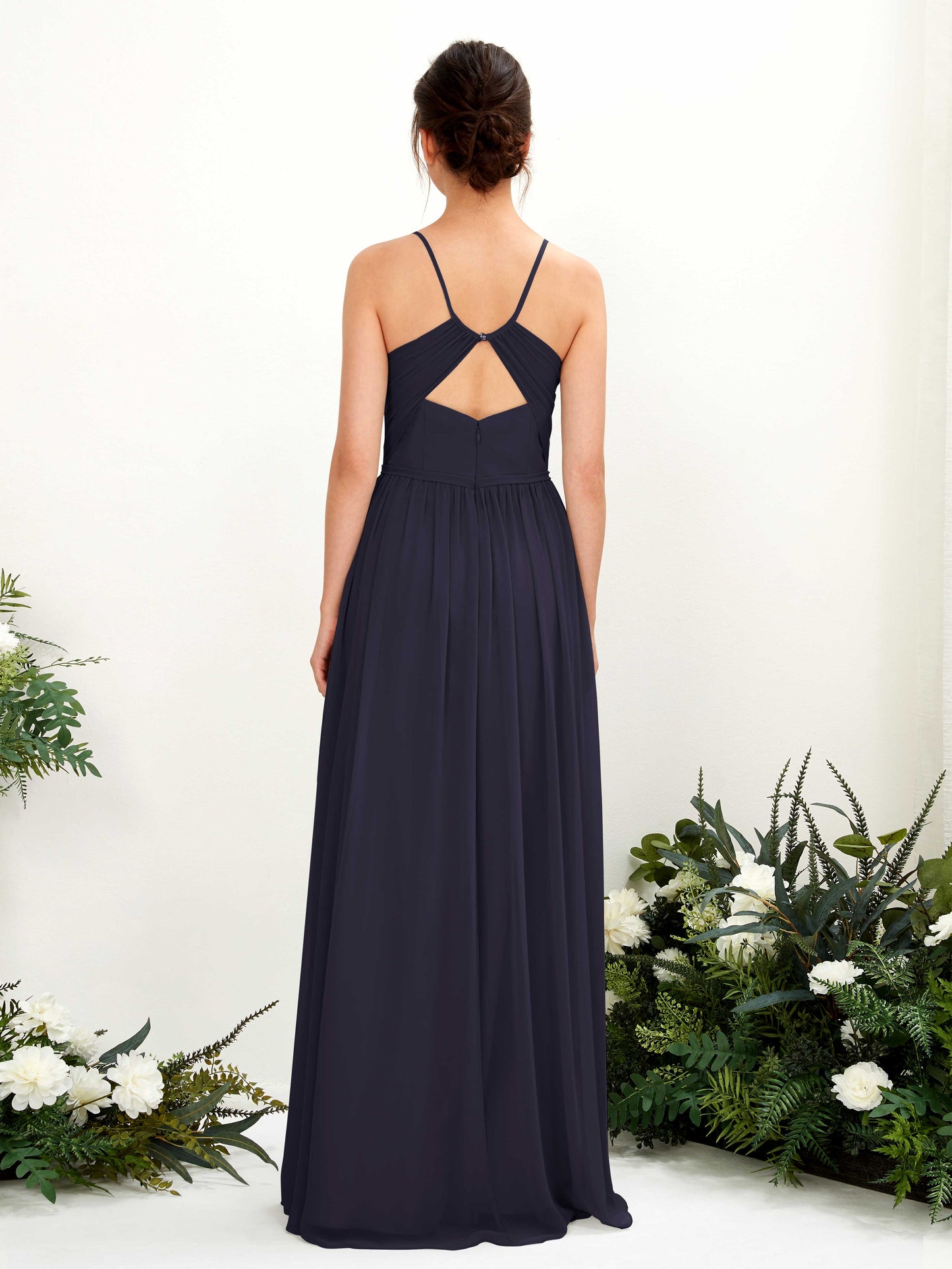 Angela Dark Navy Sleeveless Maxi Dress