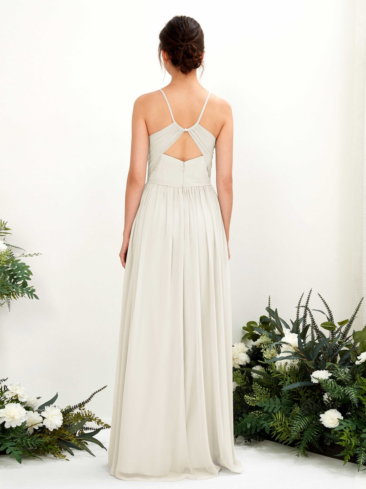 Angela Ivory Sleeveless Maxi Dress