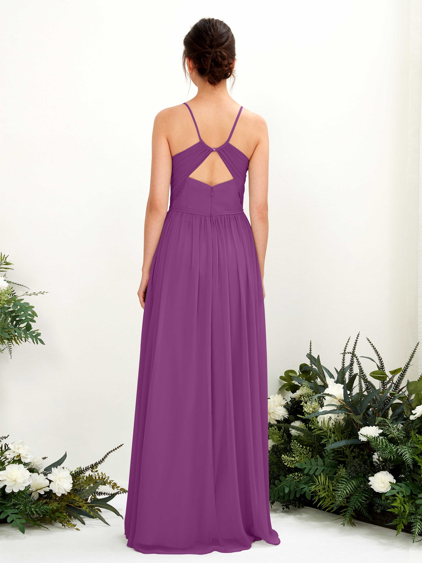 Angela Purple Sleeveless Maxi Dress