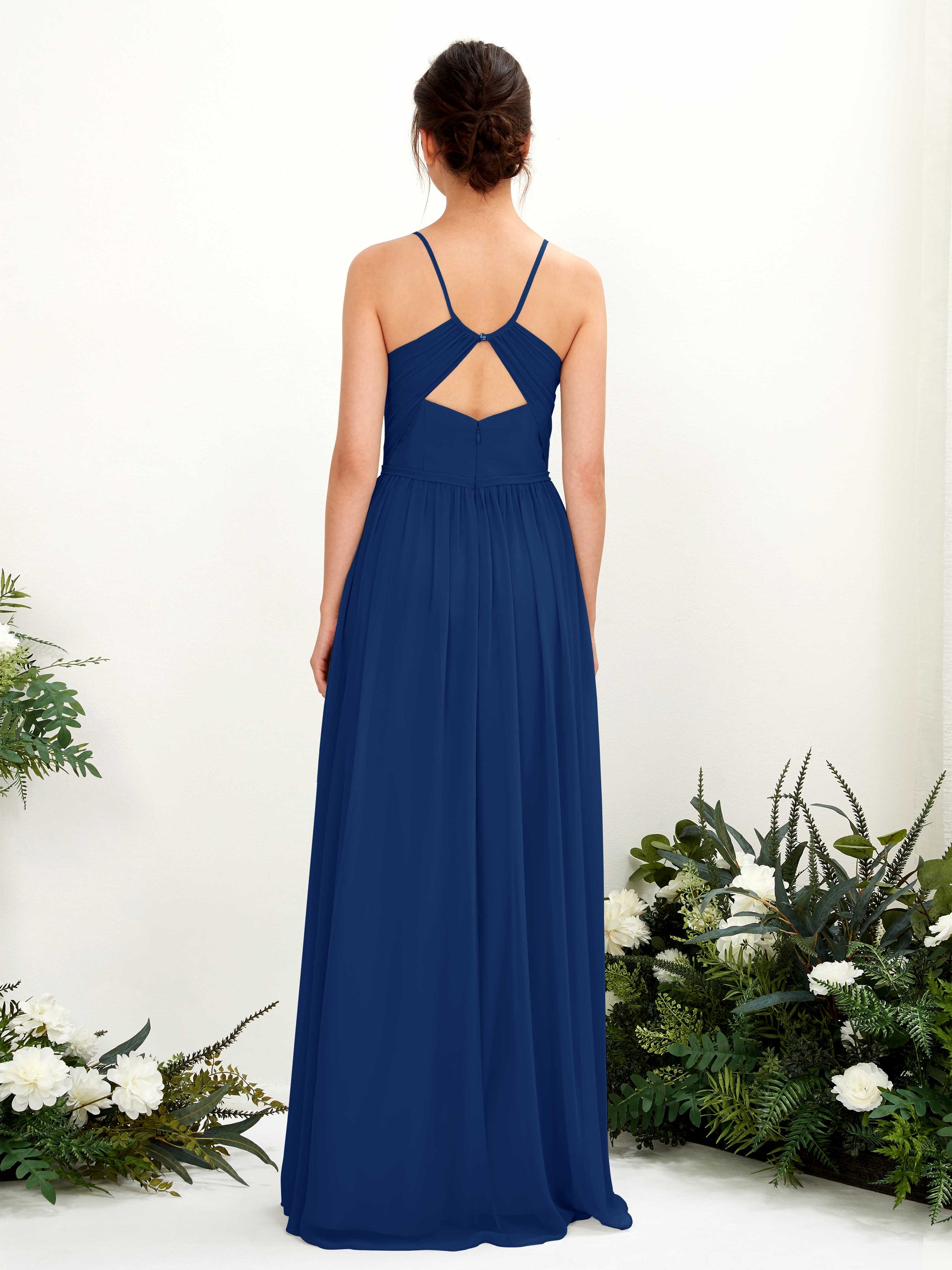 Angela Royal Blue Sleeveless Maxi Dress