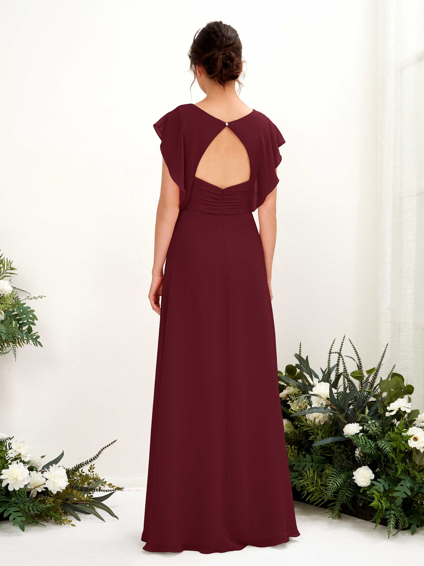 Annie Burgundy Maxi Dress