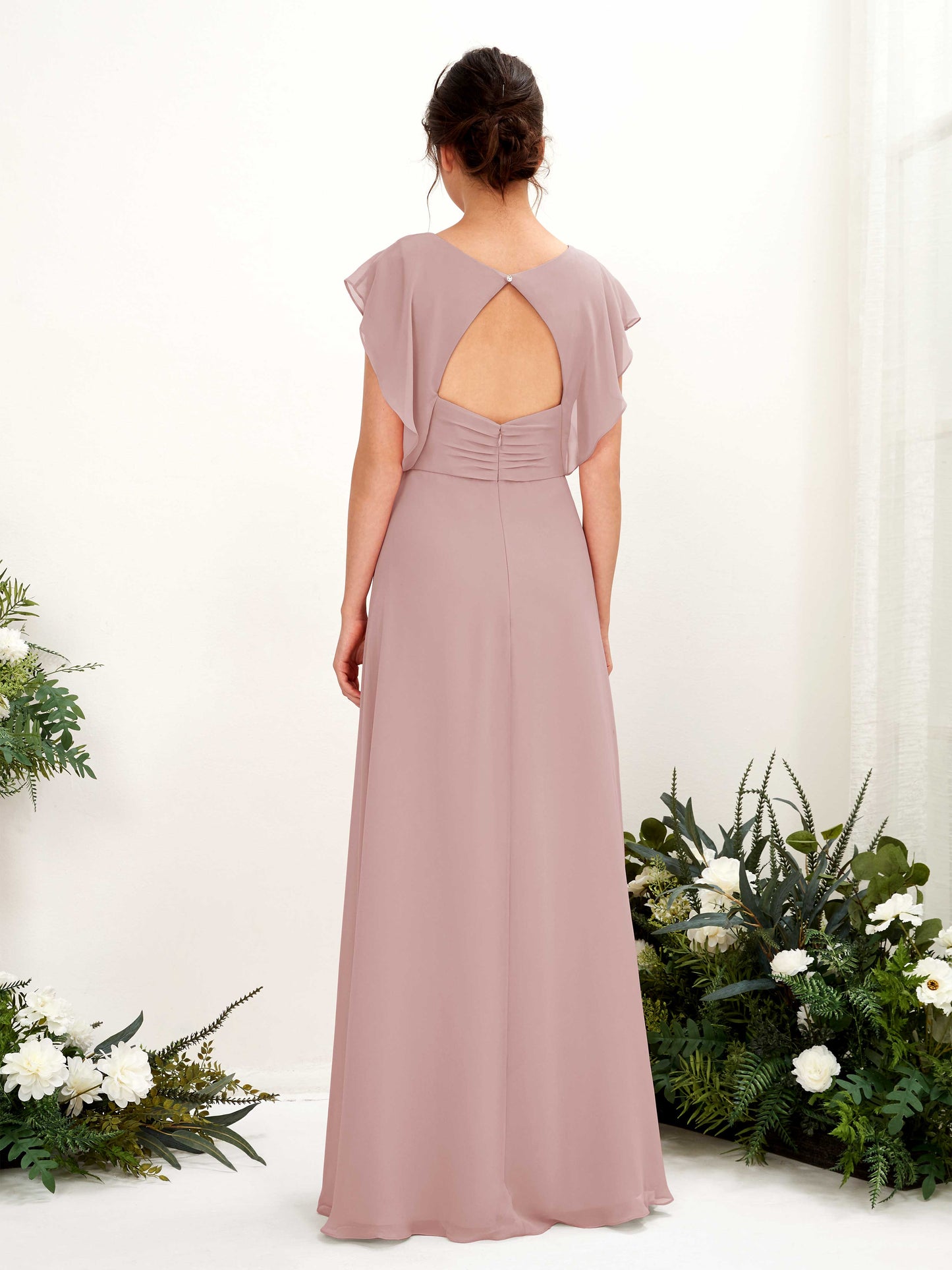 Annie Dusty Rose Maxi Dress