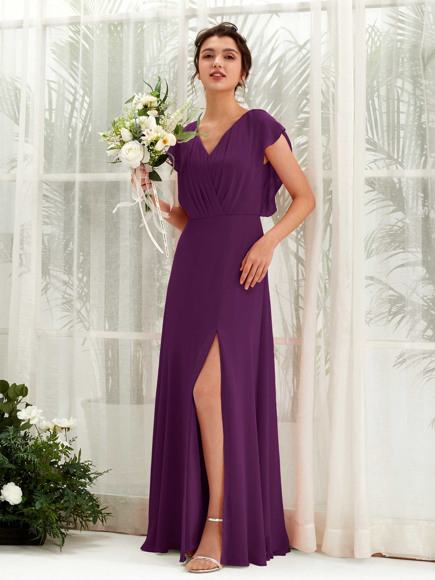 Annie Grape Maxi Dress