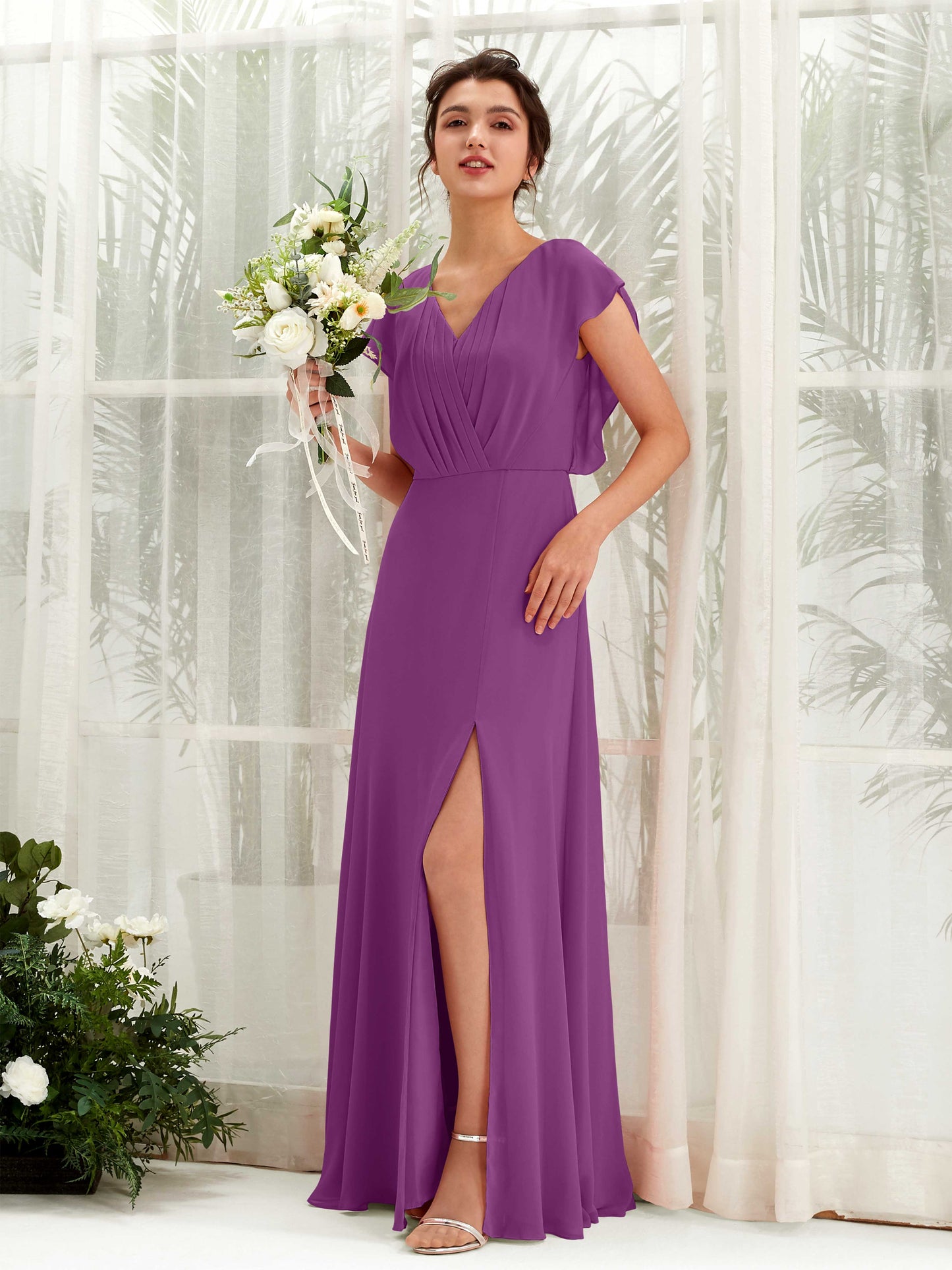 Annie Purple Maxi Dress