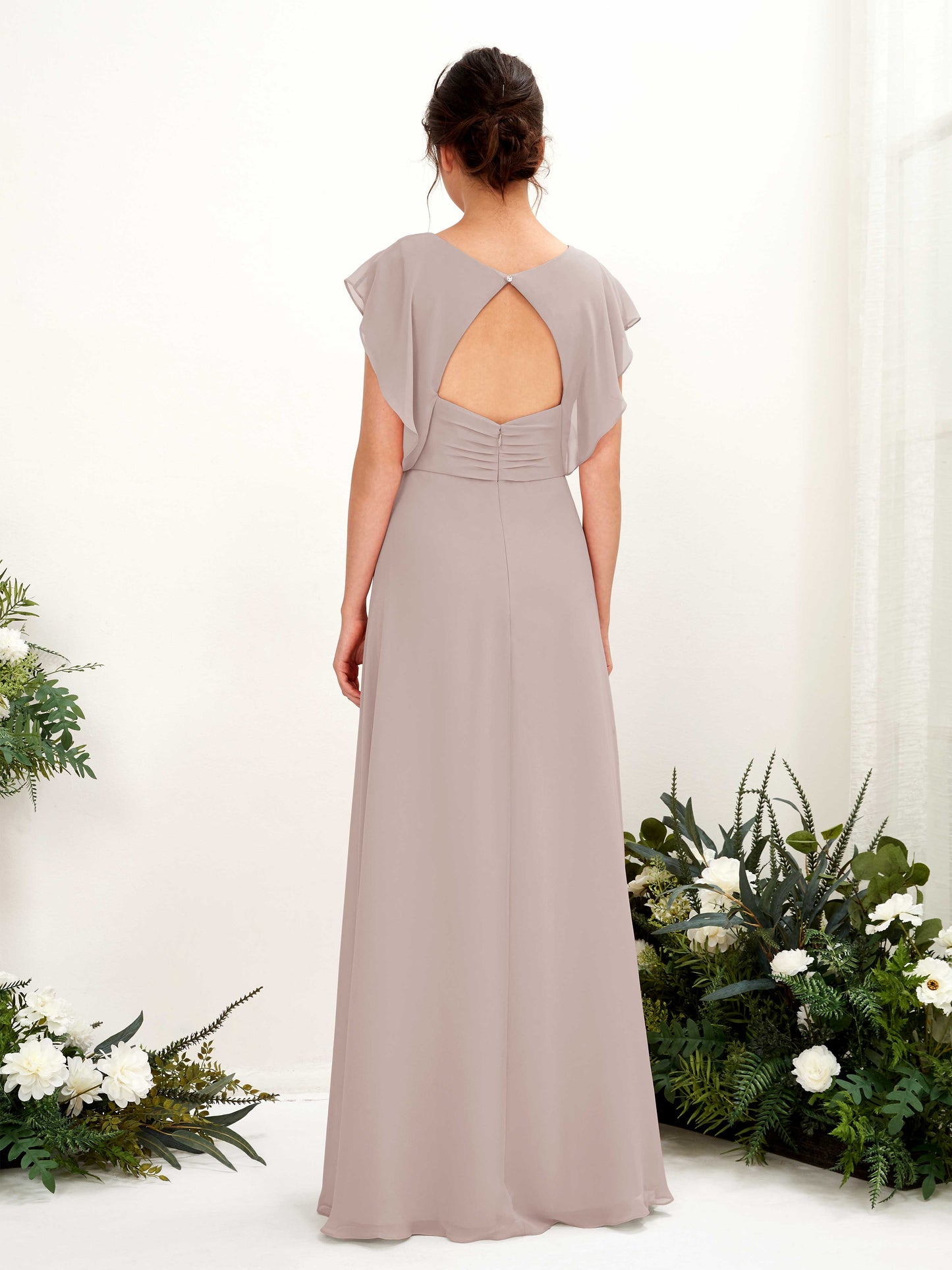 Annie Taupe Maxi Dress