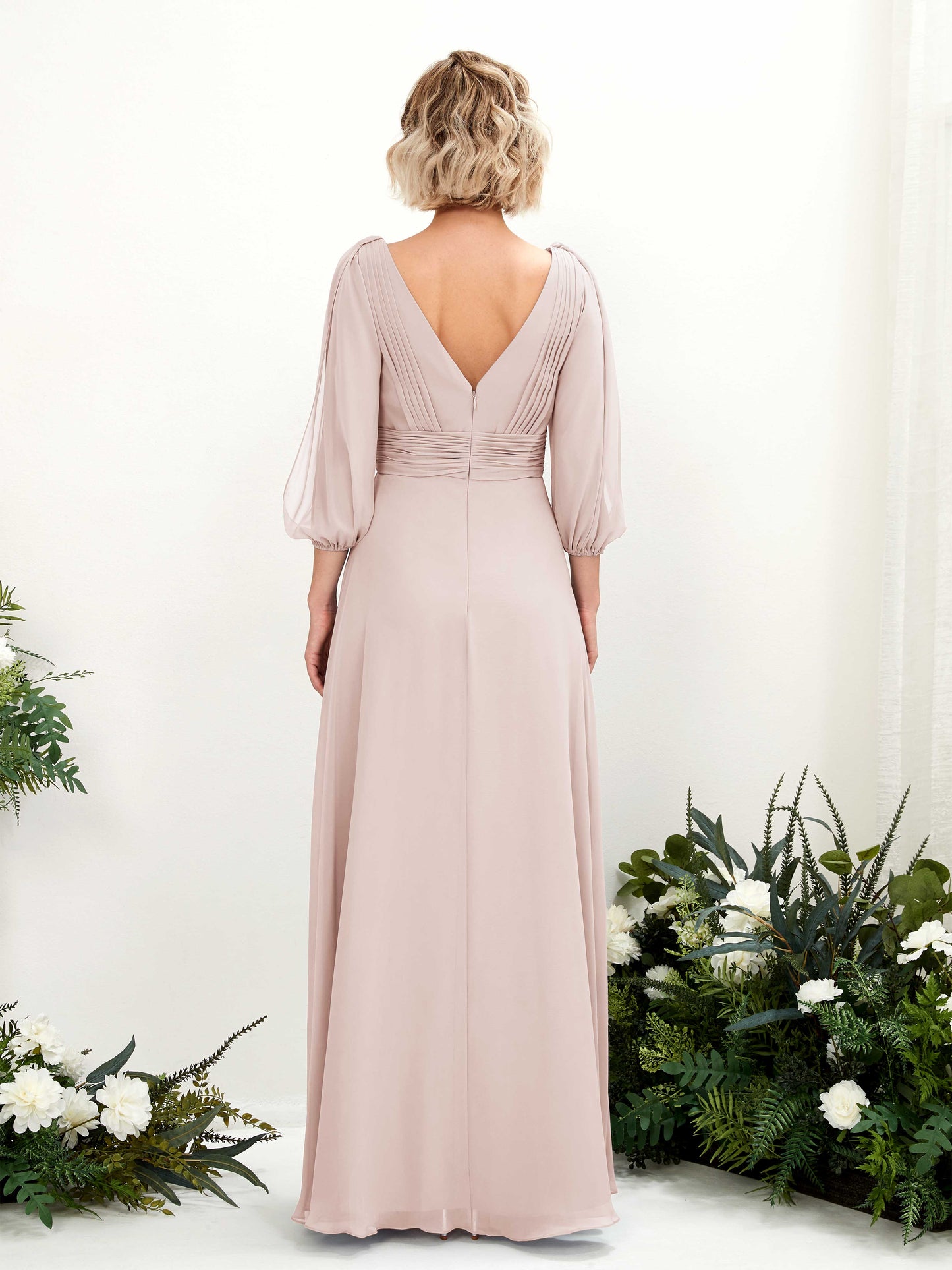 Antonia Biscotti Long Sleeve Maxi Dress