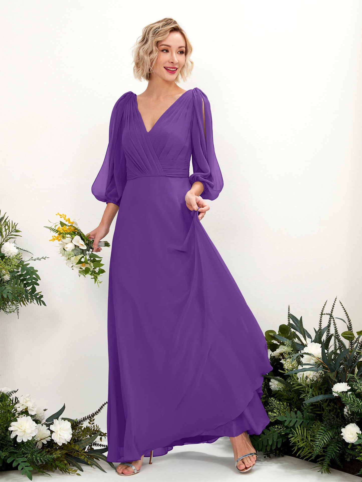 Antonia Regency Long Sleeve Maxi Dress