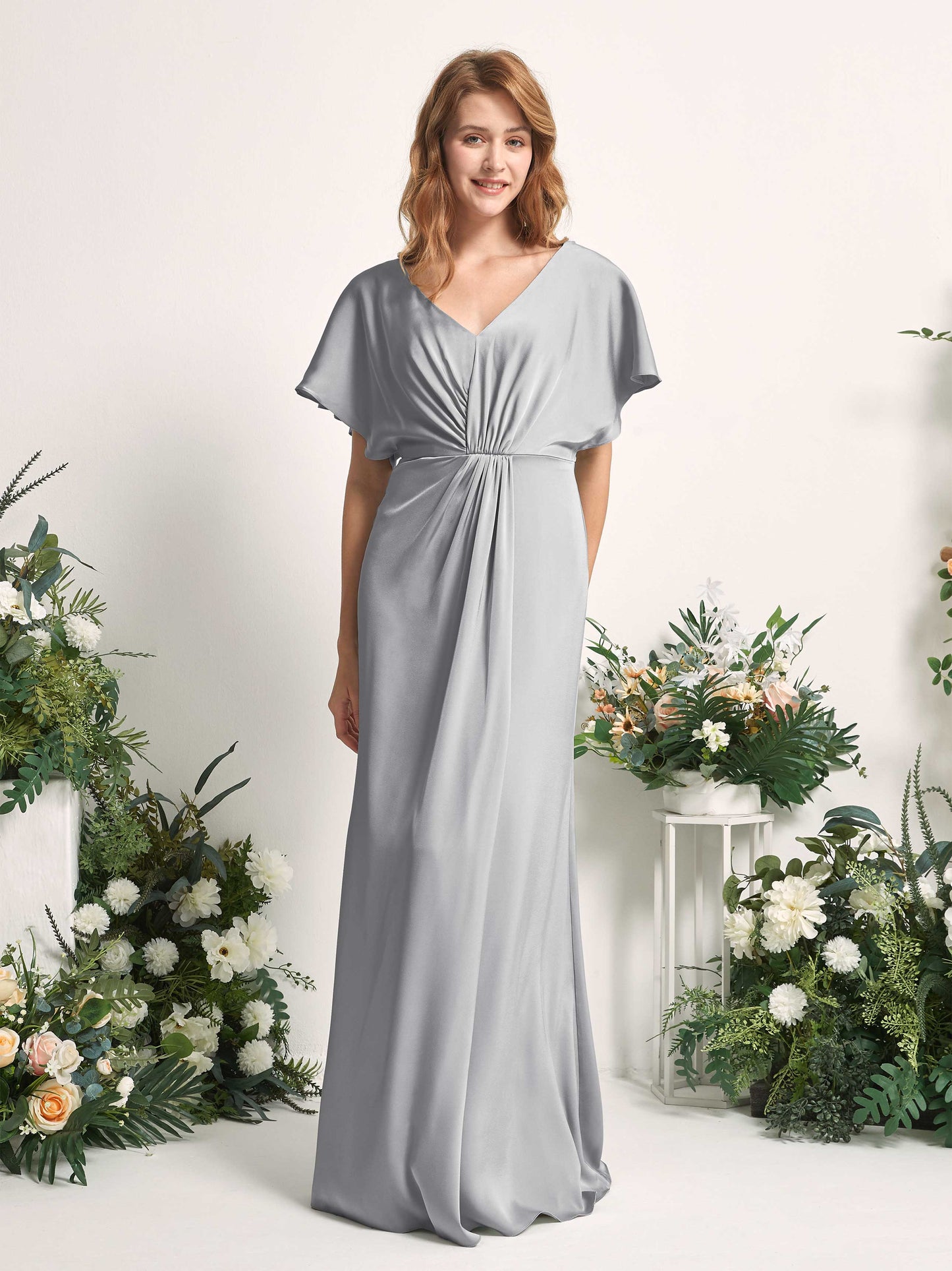 Bailey Dove Satin Maxi Dress