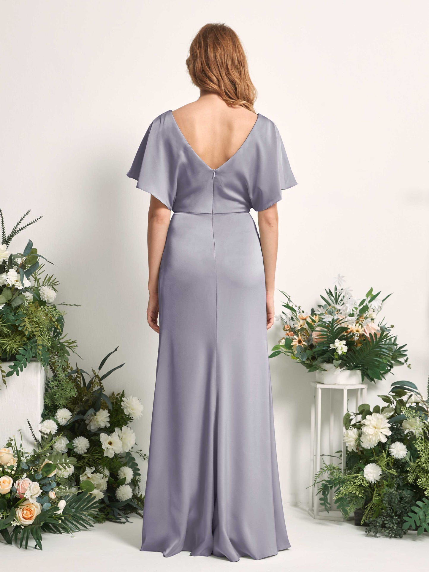 Bailey Purple Haze Satin Maxi Dress