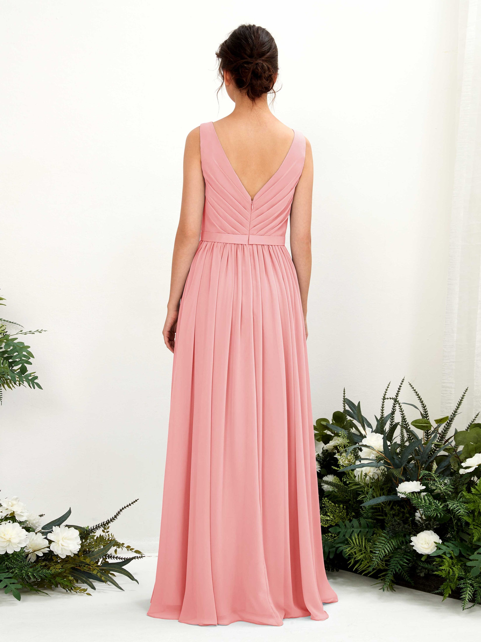 Barbara Ballet Pink Sleeveless Maxi Dress