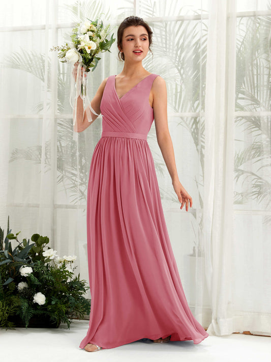 Barbara Desert Rose Sleeveless Maxi Dress