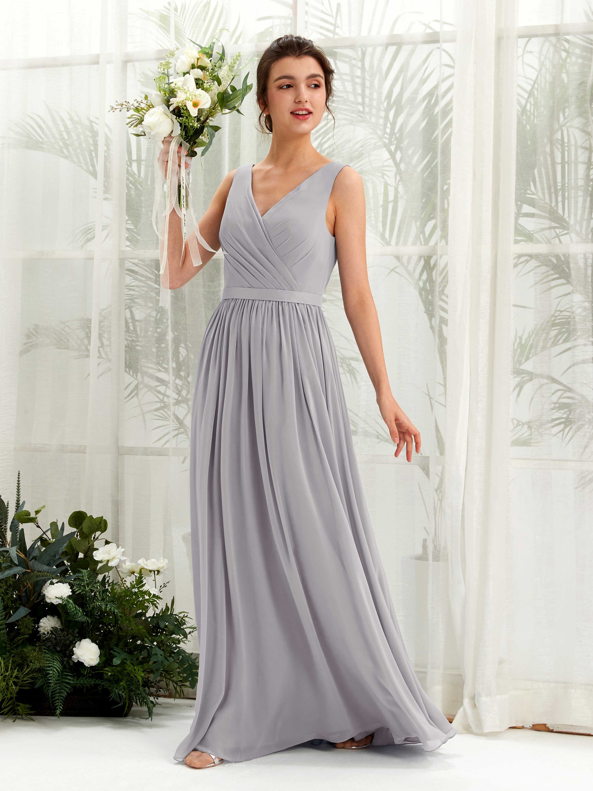 Barbara Dove Sleeveless Maxi Dress