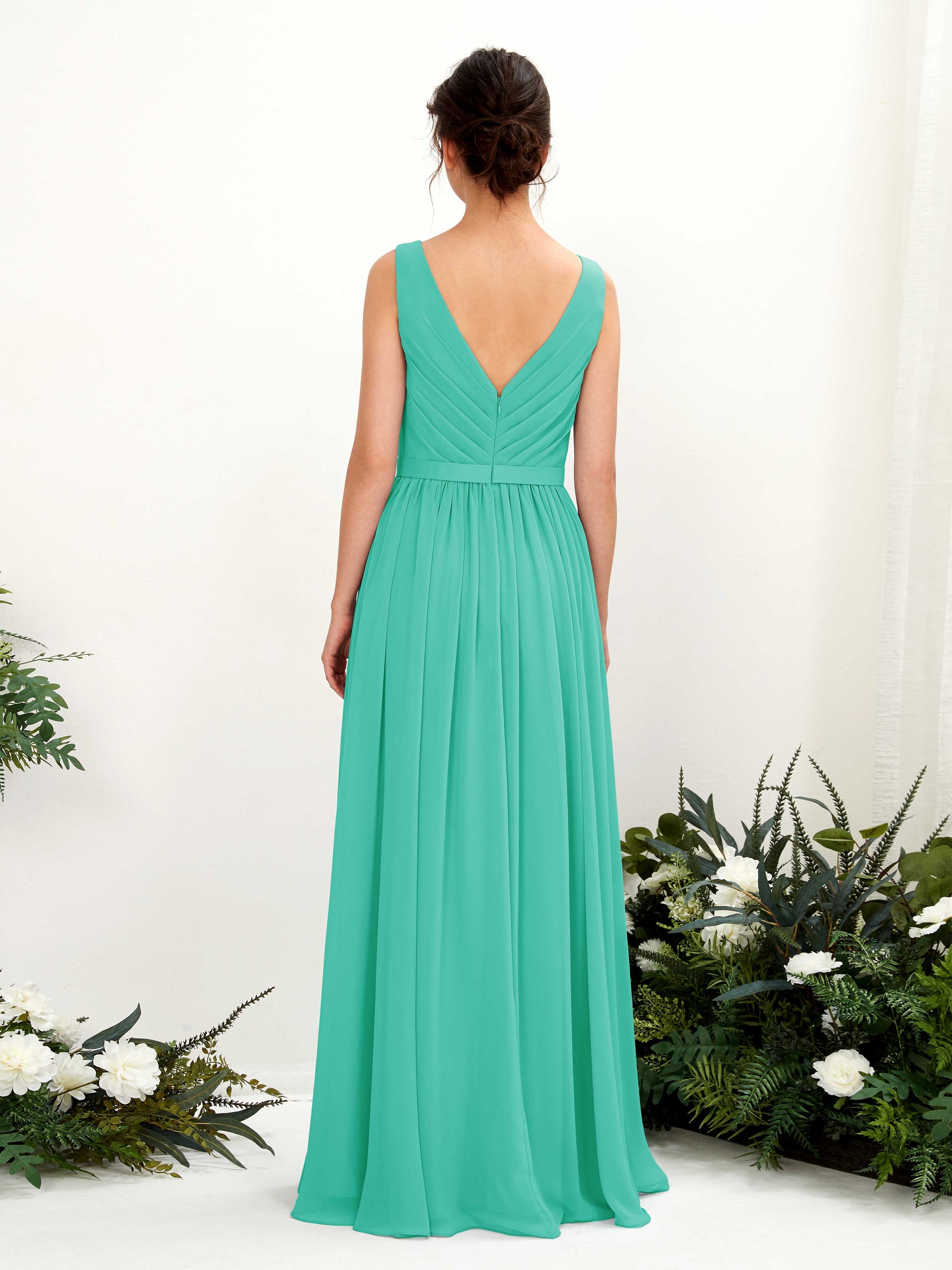 Barbara Tiffany Sleeveless Maxi Dress