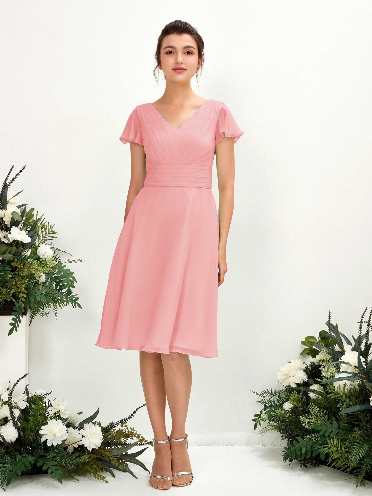 Betty Ballet Pink Midi Dress