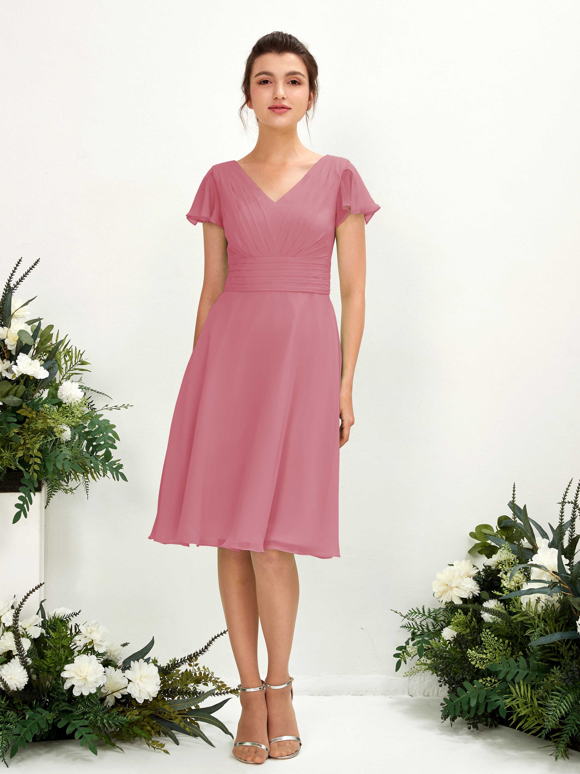 Betty Desert Rose Midi Dress