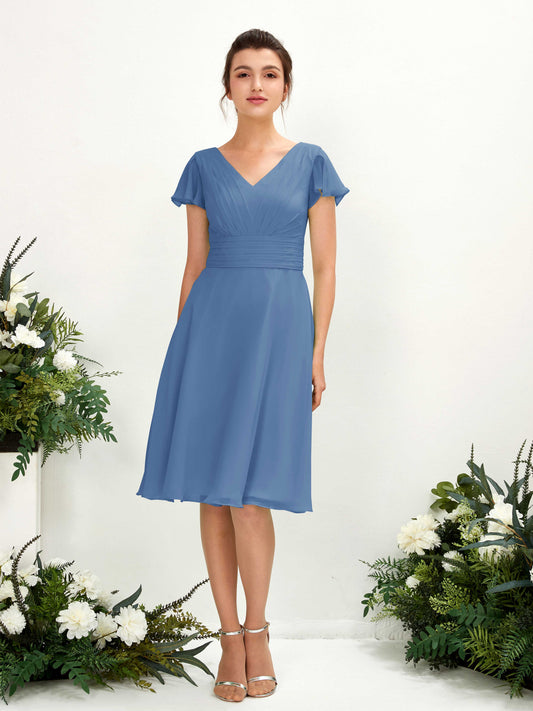 Betty Dusty Blue Midi Dress