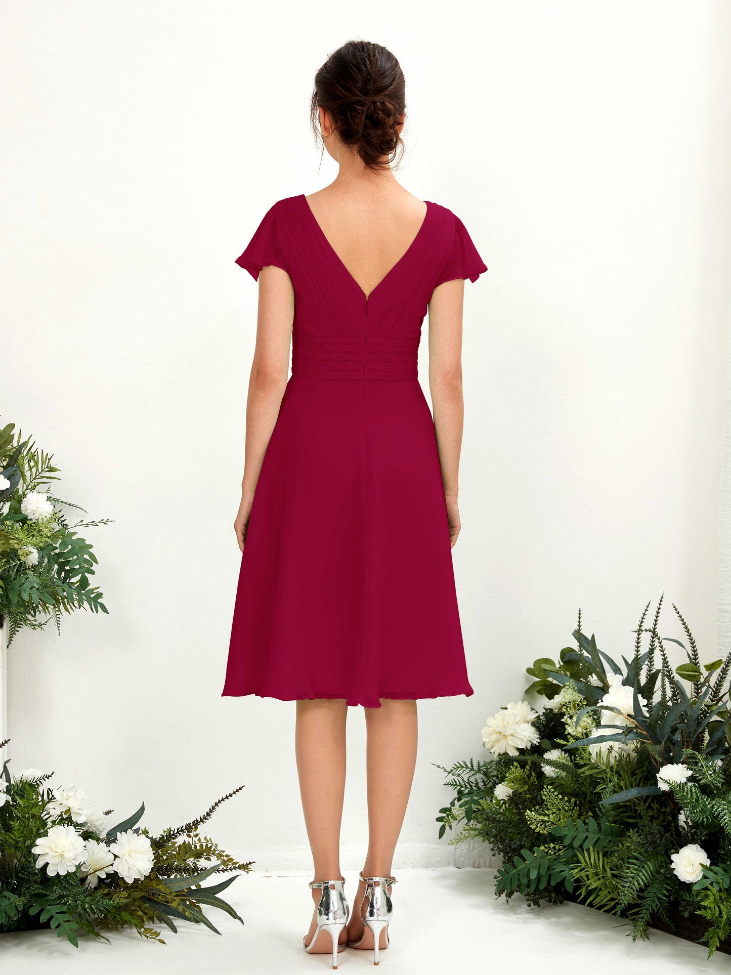 Betty Jester Red Midi Dress