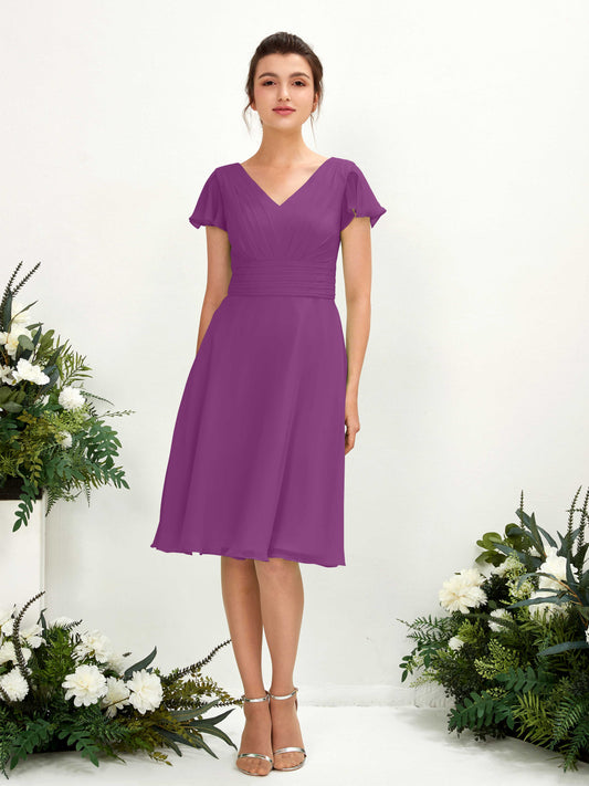 Betty Purple Midi Dress