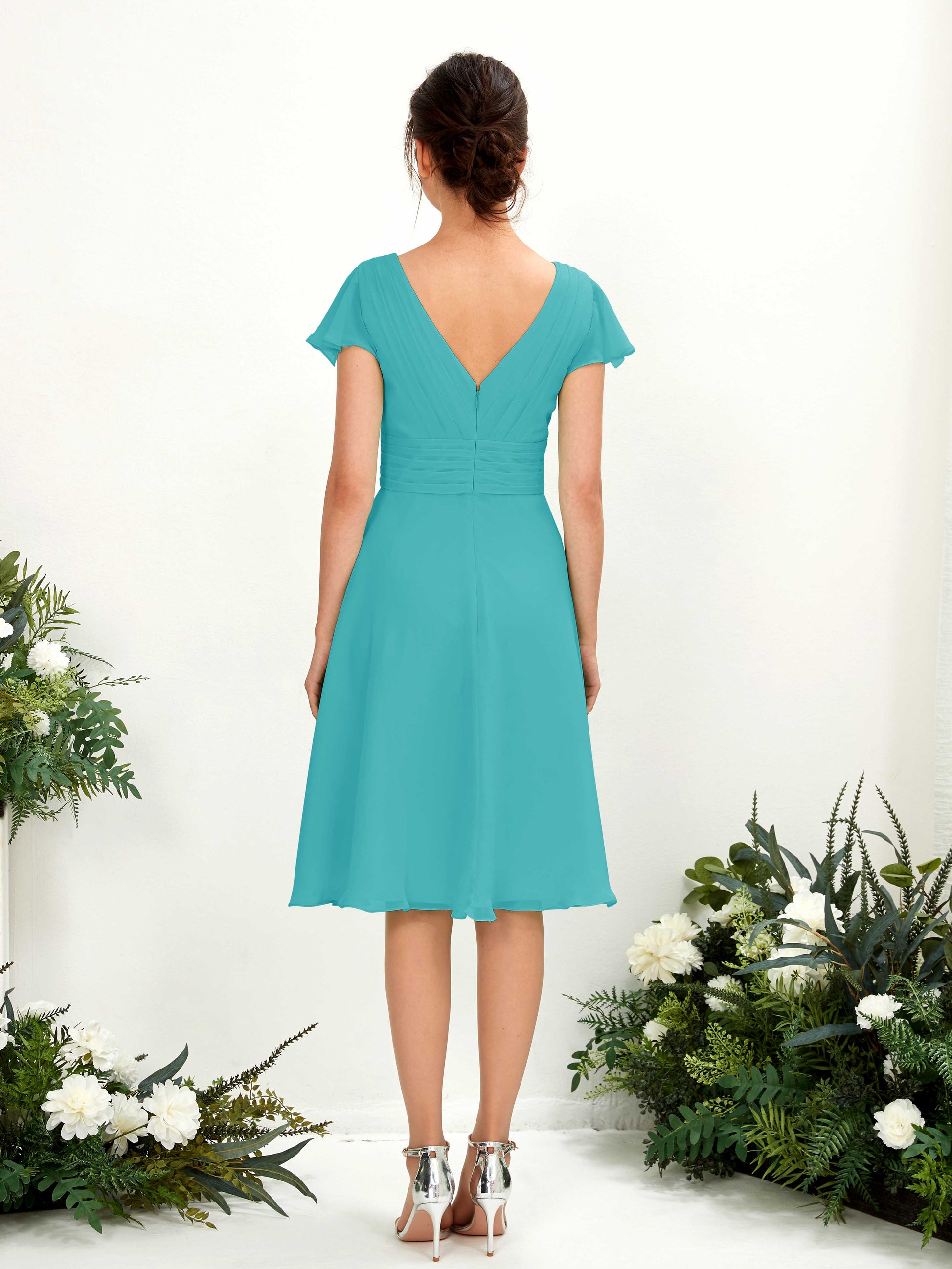 Betty Turquoise Midi Dress