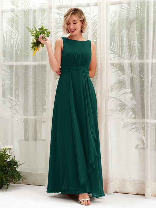 Brianna Dark Emerald Sleeveless Maxi Dress