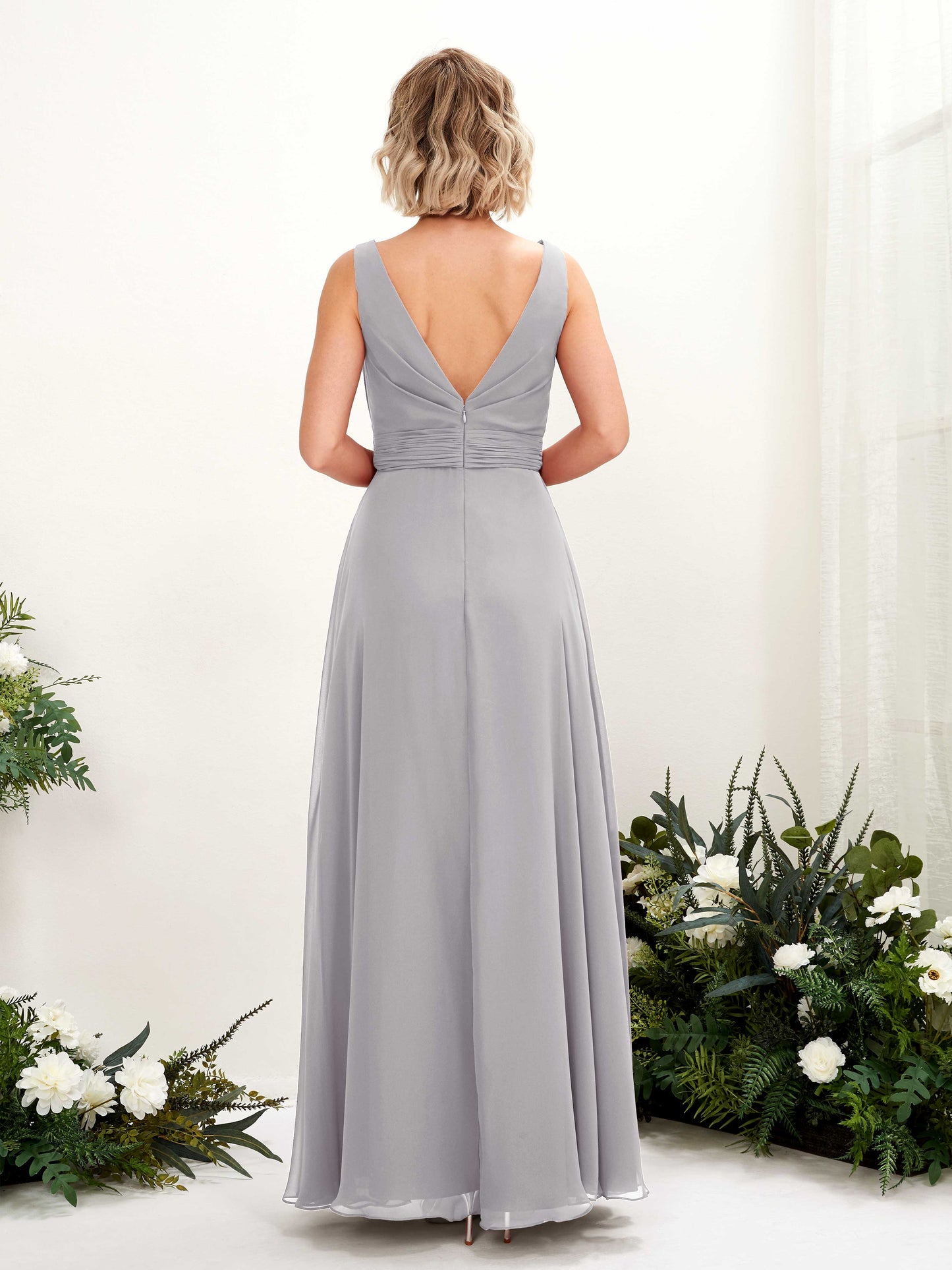 Brianna Dove Sleeveless Maxi Dress