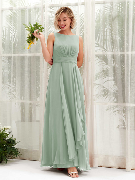 Brianna Sage Green Sleeveless Maxi Dress