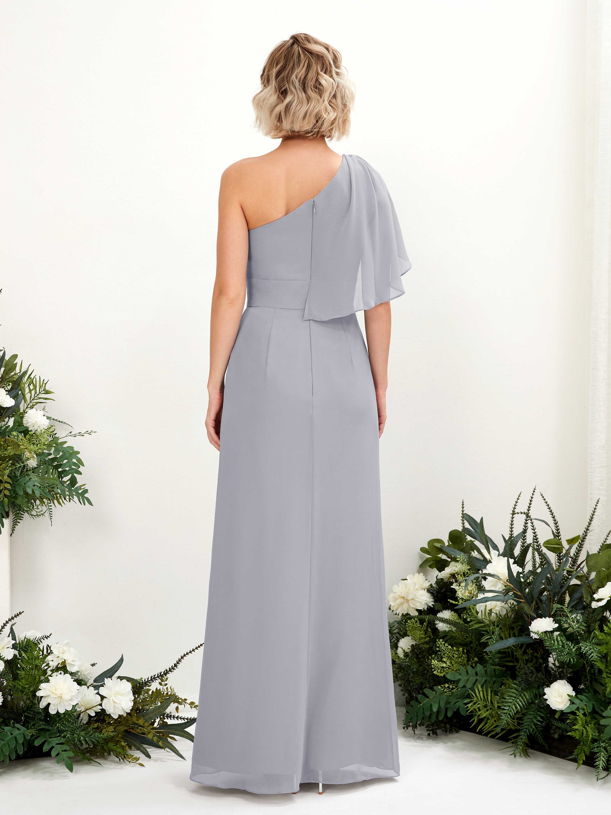 Brook Dusty Lavender One Shoulder Maxi Dress