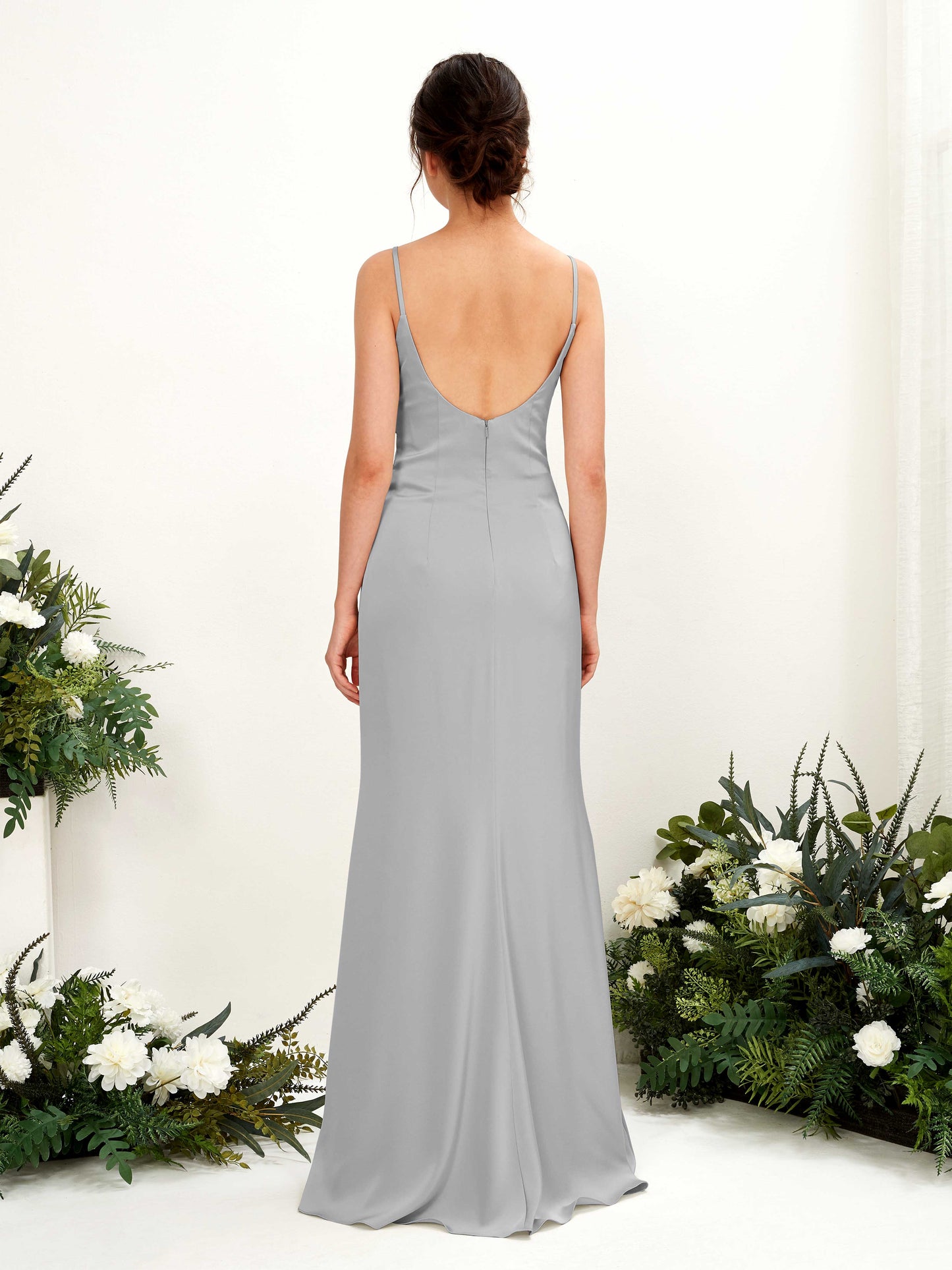 Candice Dove Satin Sleeveless Maxi Dress