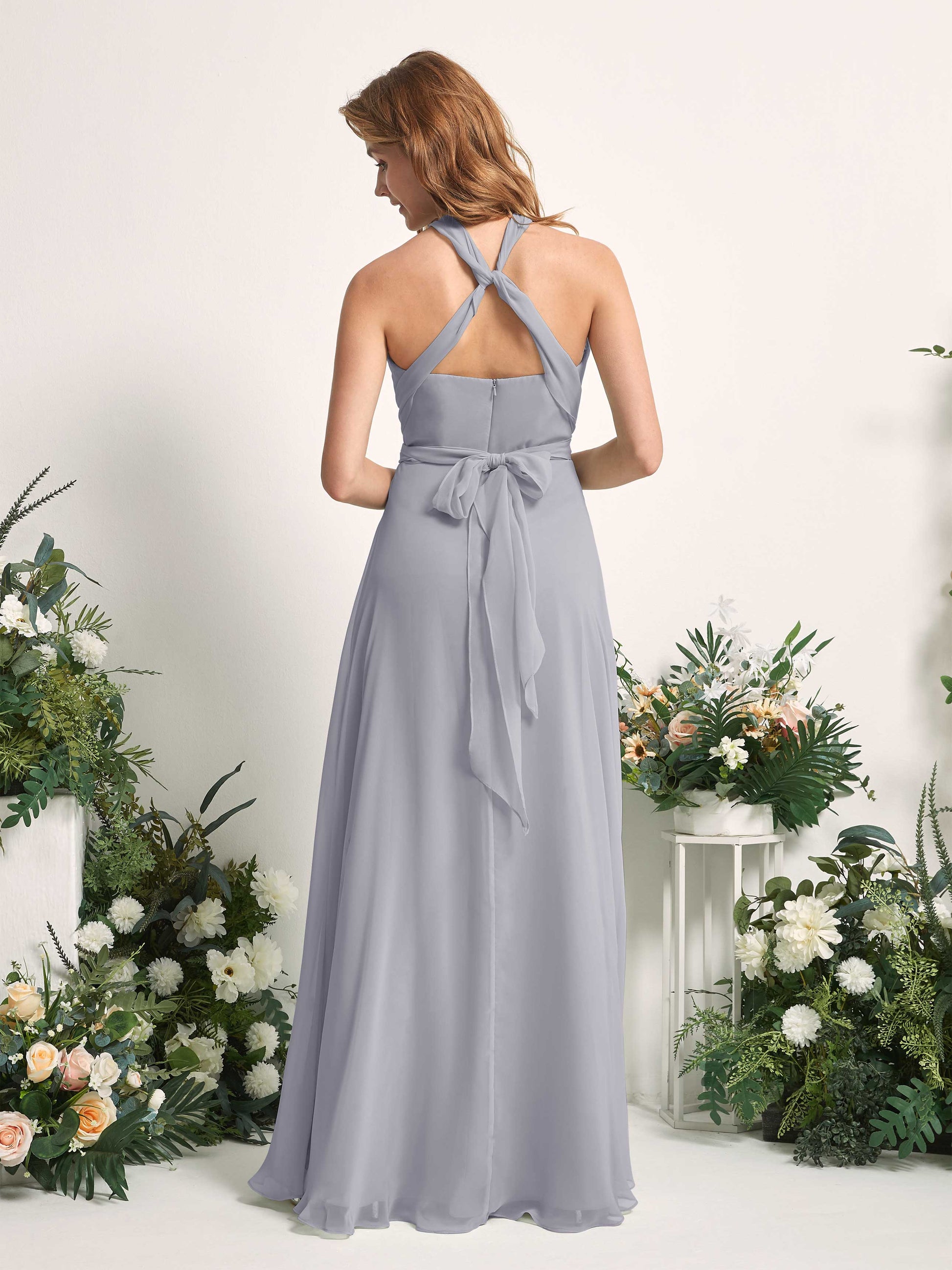 Carolyn Dusty Lavender Halter Maxi Dress