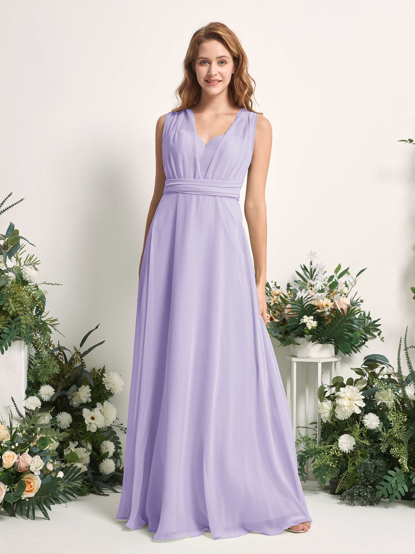 Carolyn Lilac Halter Maxi Dress